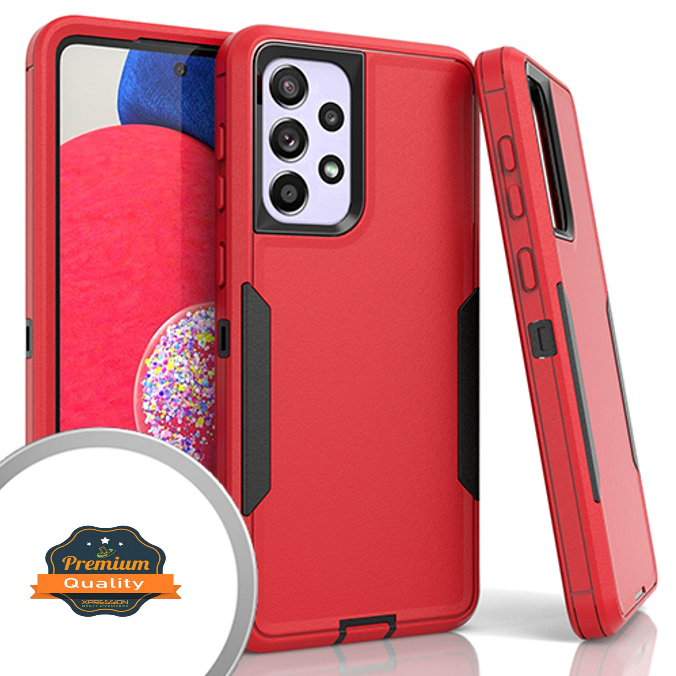 For Samsung Galaxy A16 5G Tough Hybrid Shockproof TPU 3-Layer Armor Case Cover - Picture 29 of 37