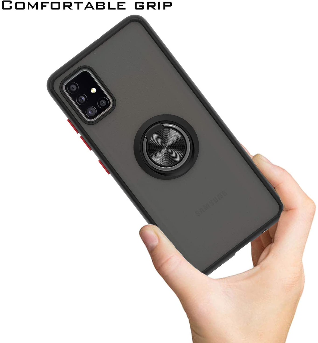 Funda Carcasa TPU Híbrida Mate Soporte Anillo TPU para Samsung Galaxy S25/S24 - Imagen 15 de 32