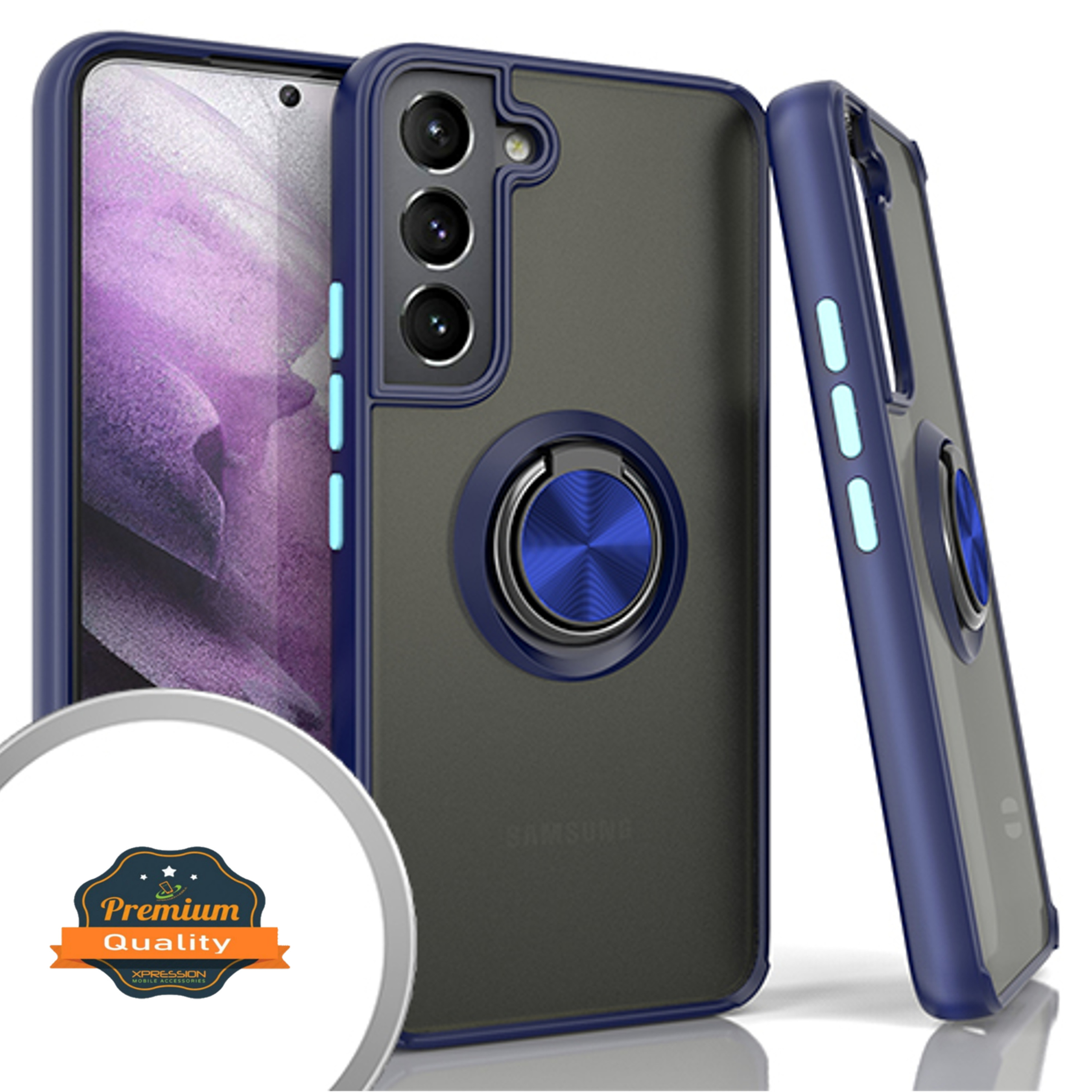 Funda Carcasa TPU Híbrida Mate Soporte Anillo TPU para Samsung Galaxy S25/S24 - Imagen 17 de 32