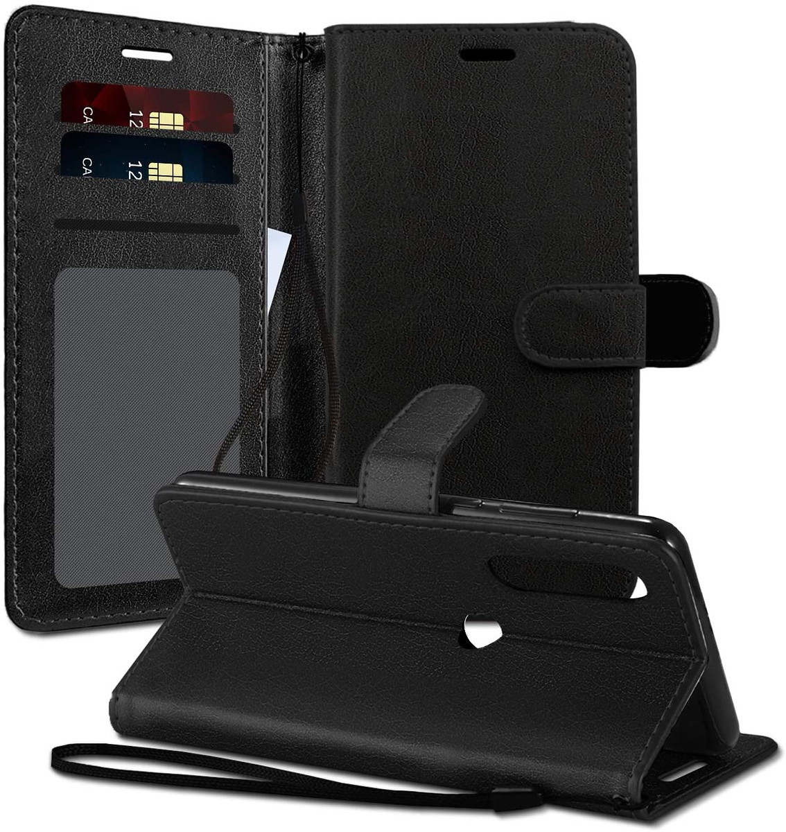For Apple iPhone 16 Pro Wallet Leather Pouch with Card Slots Pocket Case Cover - Picture 11 of 25