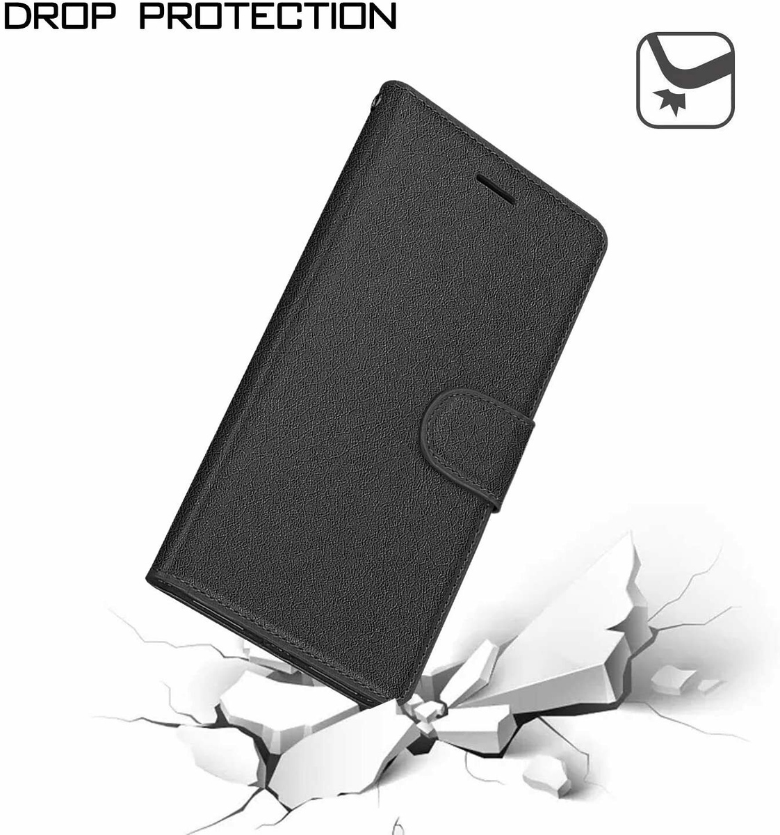 For Apple iPhone 16 Pro Wallet Leather Pouch with Card Slots Pocket Case Cover - Picture 14 of 25