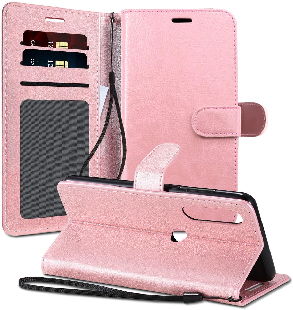 For Apple iPhone 16 Pro Wallet Leather Pouch with Card Slots Pocket Case Cover - Picture 19 of 25