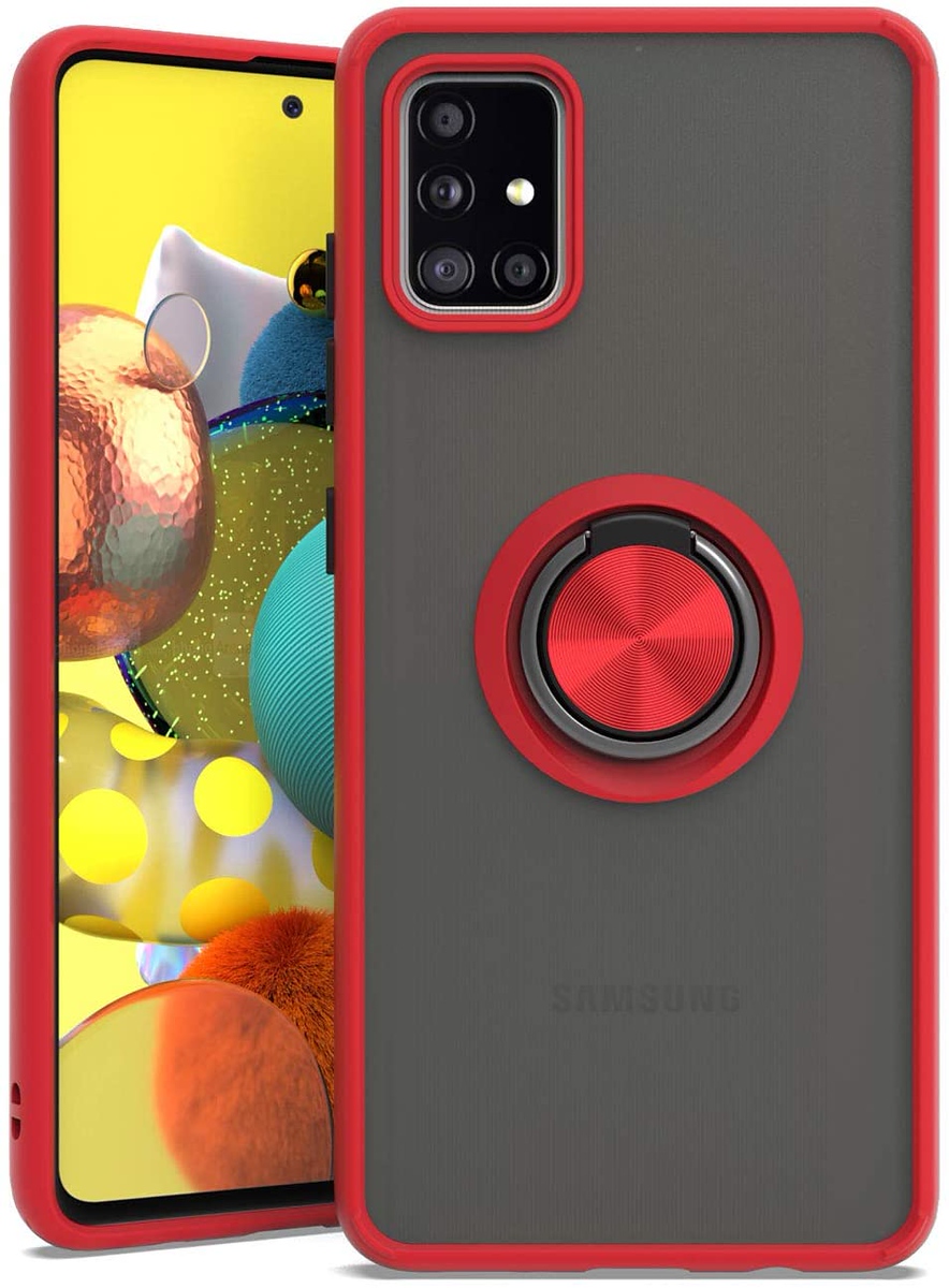 For Apple iPhone 16 Pro Max Ring Stand Holder Hybrid Matte TPU Frame Case Cover - Picture 32 of 32