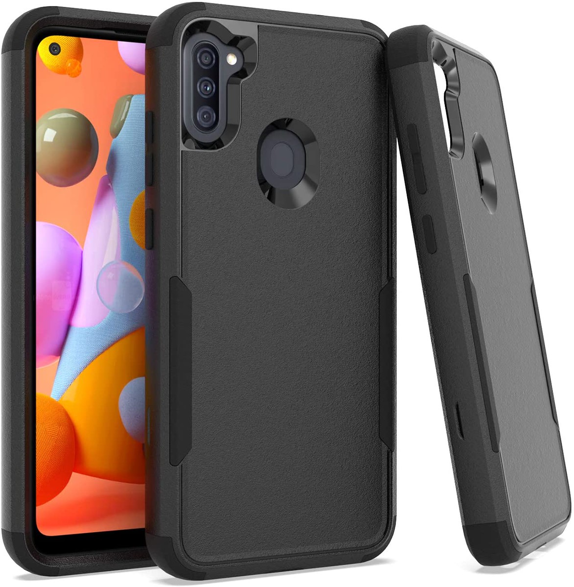 For Apple iPhone 16 Plus Tough Hybrid Shockproof Rubber 3in1 Armor Case Cover - Picture 13 of 37