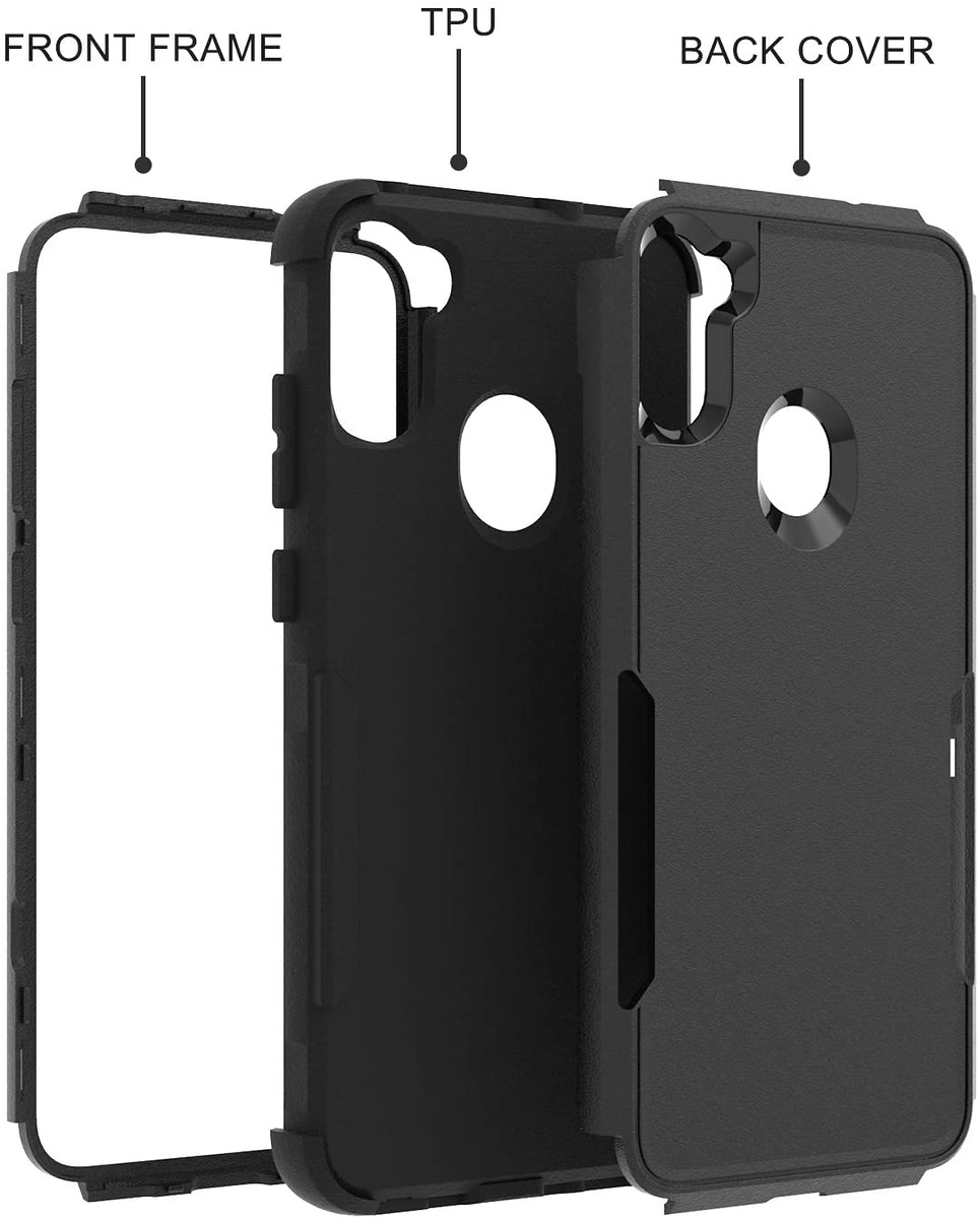 For Apple iPhone 16 Plus Tough Hybrid Shockproof Rubber 3in1 Armor Case Cover - Picture 15 of 37
