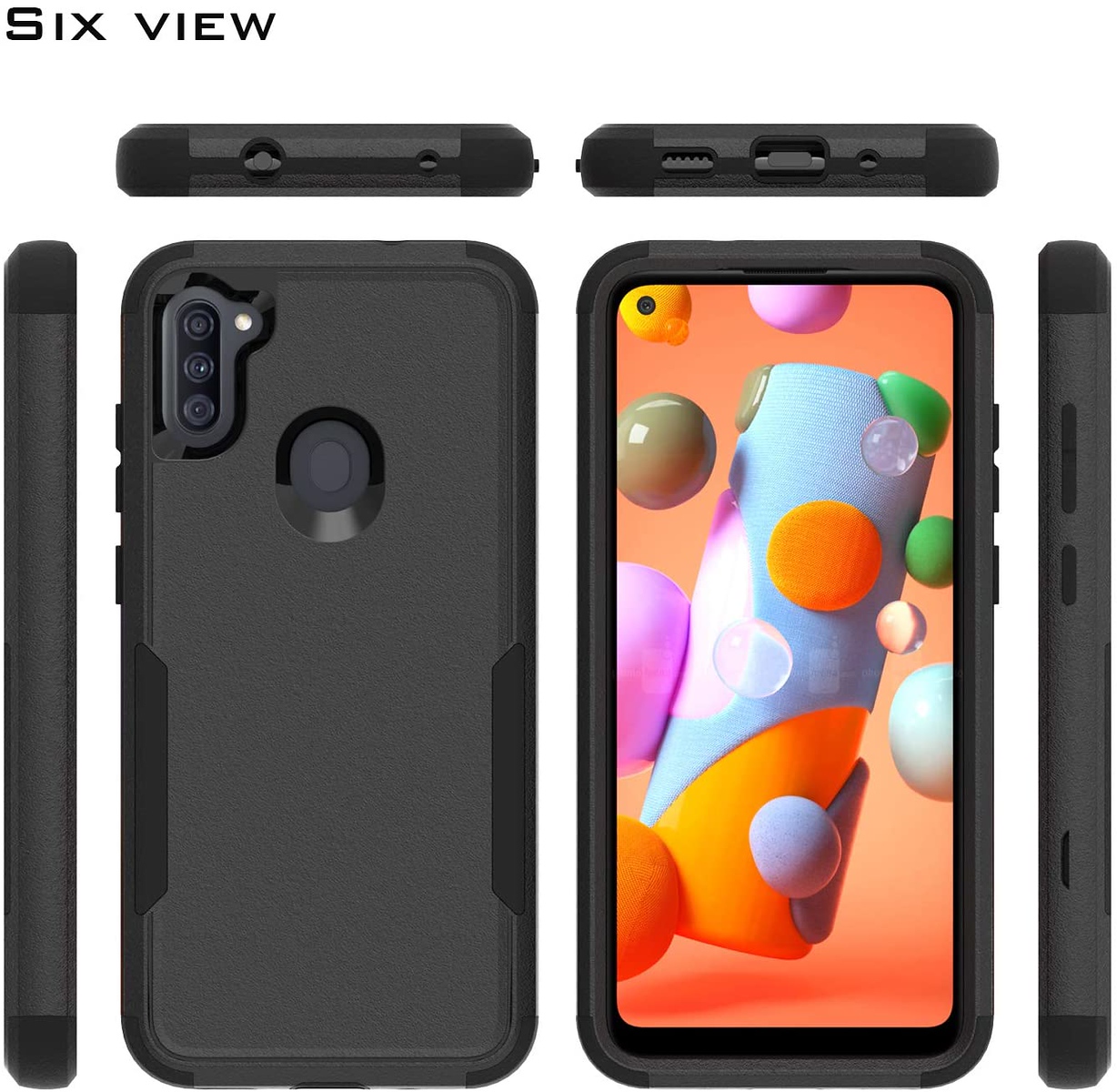 For Apple iPhone 16 Plus Tough Hybrid Shockproof Rubber 3in1 Armor Case Cover - Picture 14 of 37