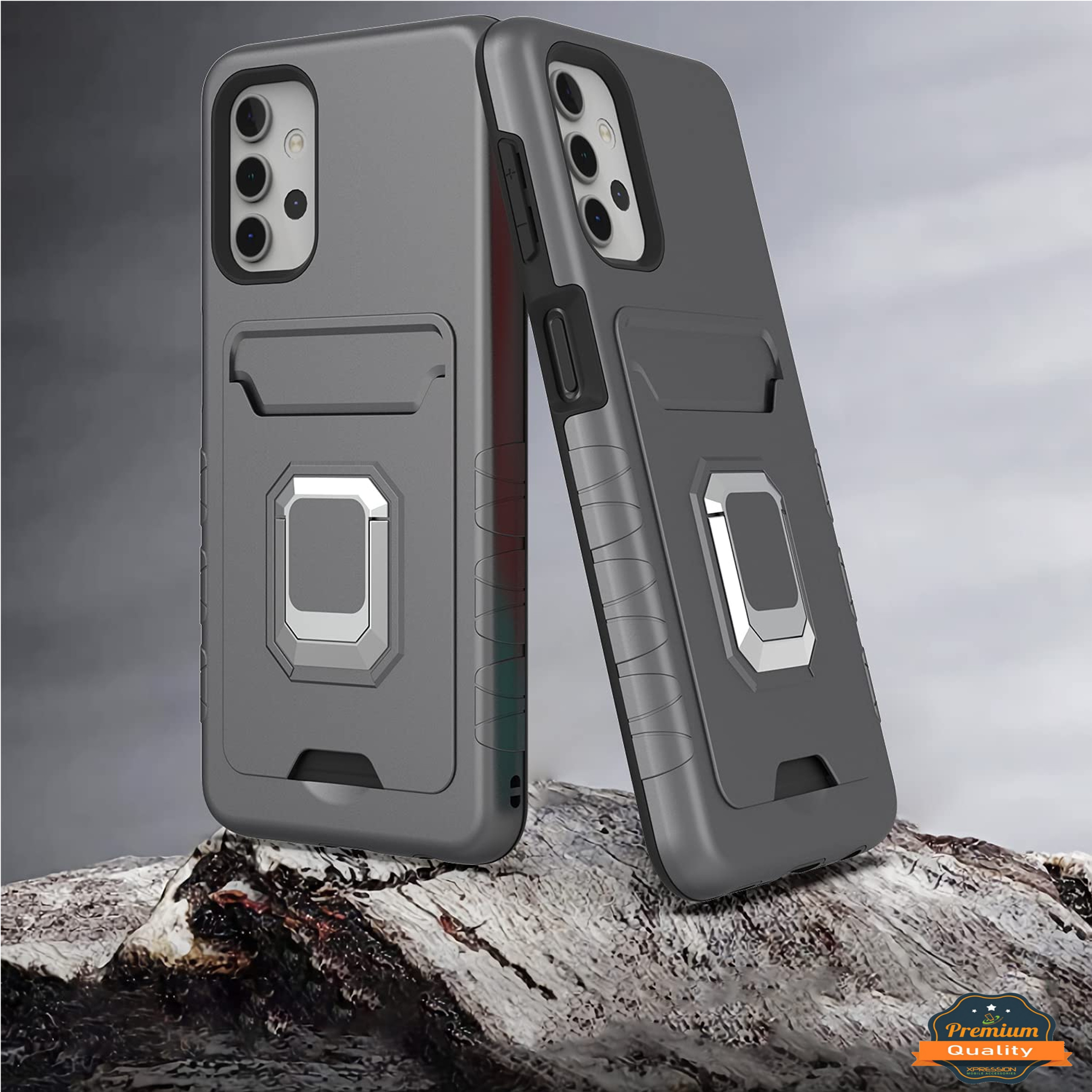 For Apple iPhone SE 3 (2022) /8/7 Wallet Credit Card Slot Ring Stand Case Cover - Picture 36 of 37