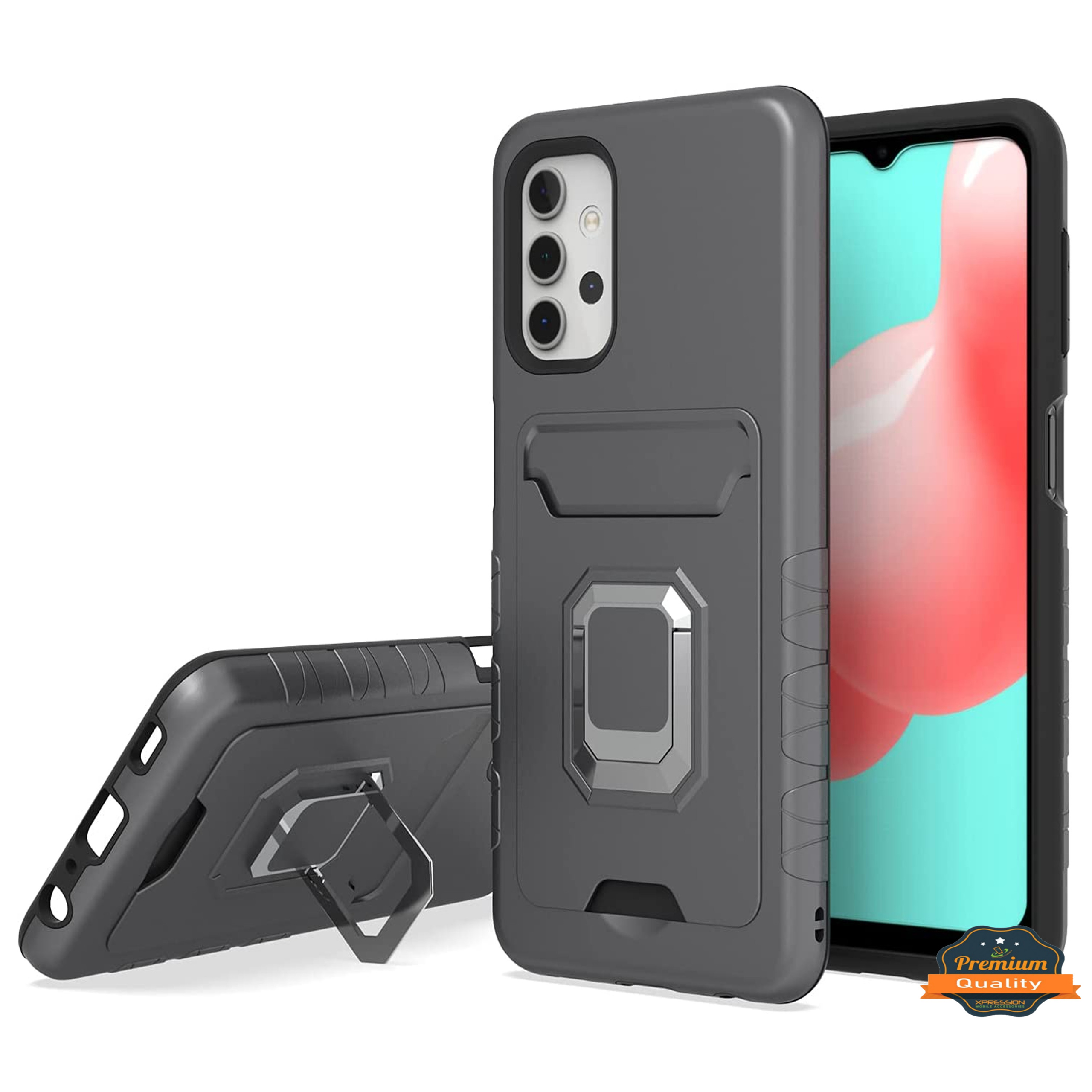 For Apple iPhone SE 3 (2022) /8/7 Wallet Credit Card Slot Ring Stand Case Cover - Picture 28 of 37