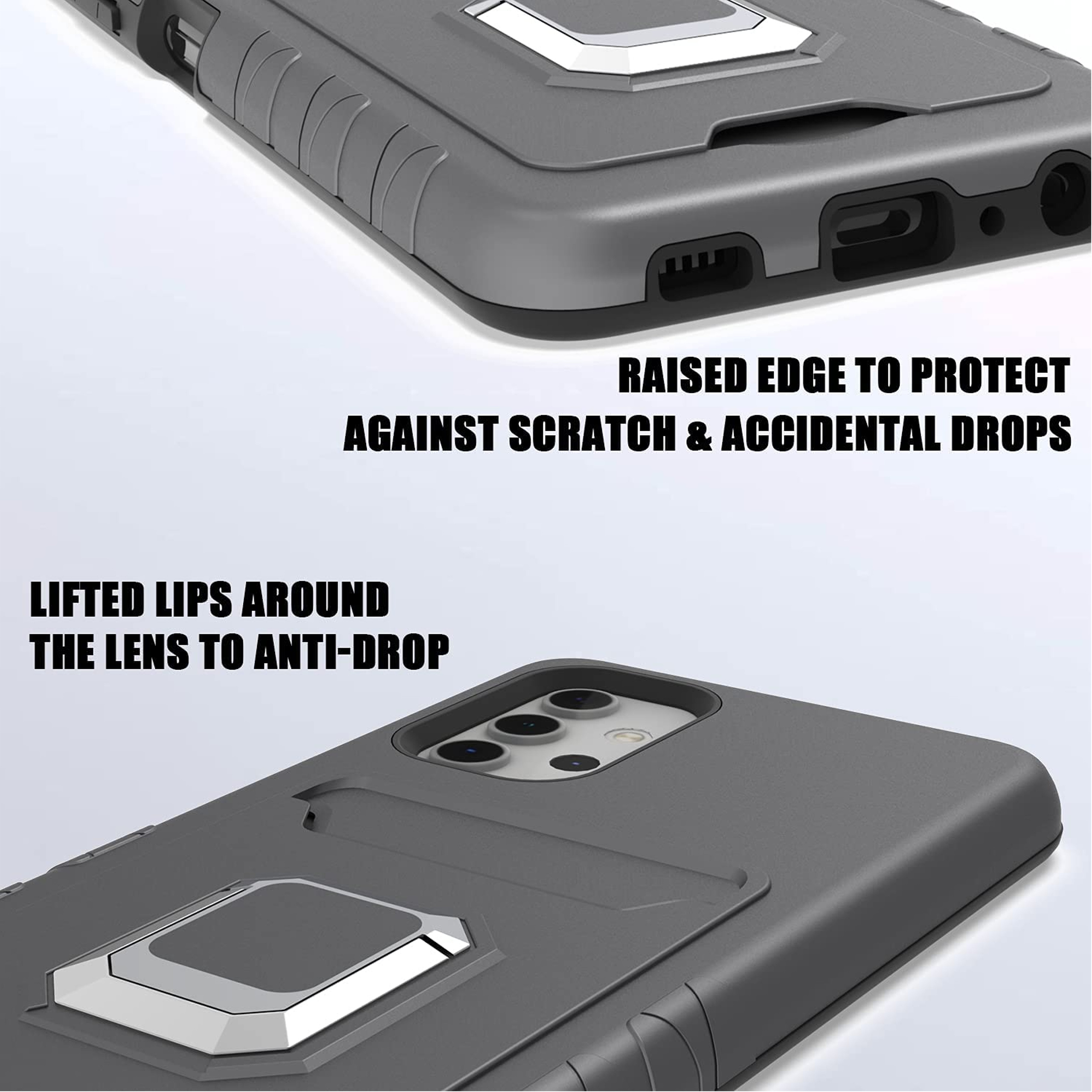 For Apple iPhone SE 3 (2022) /8/7 Wallet Credit Card Slot Ring Stand Case Cover - Picture 26 of 37