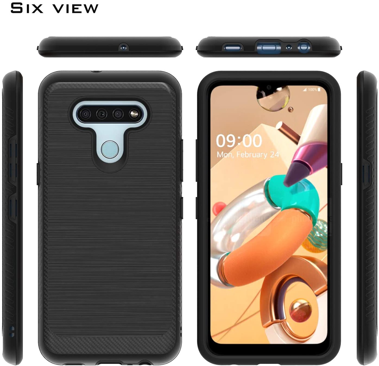 For Motorola Moto G Stylus 2022 4G Armor Texture Rugged Shock Hard Case Cover - Picture 15 of 36