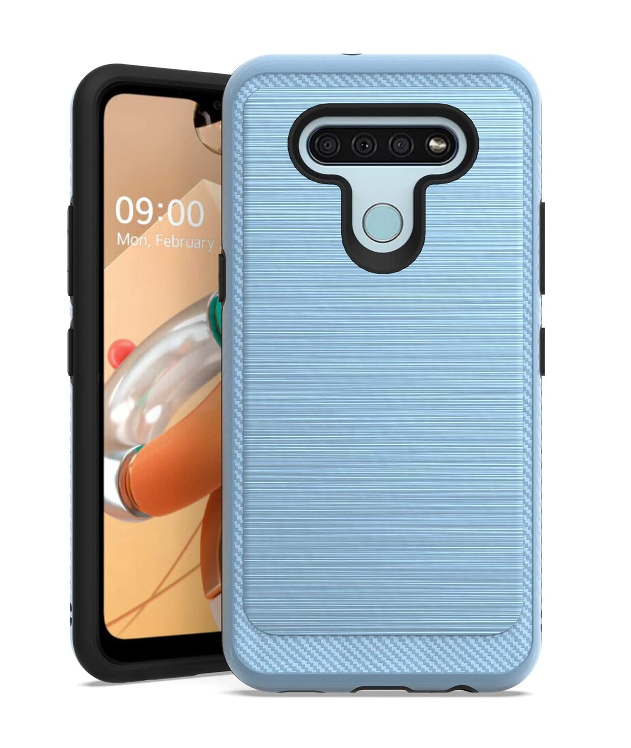 For Motorola Moto G Stylus 2022 4G Armor Texture Rugged Shock Hard Case Cover - Picture 18 of 36