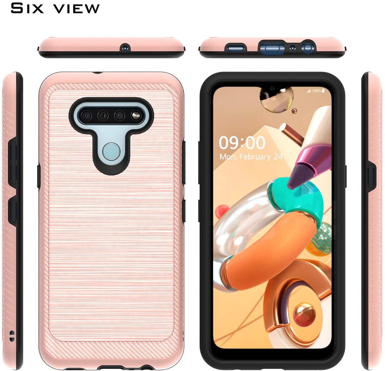 For Motorola Moto G Stylus 2022 4G Armor Texture Rugged Shock Hard Case Cover - Picture 29 of 36