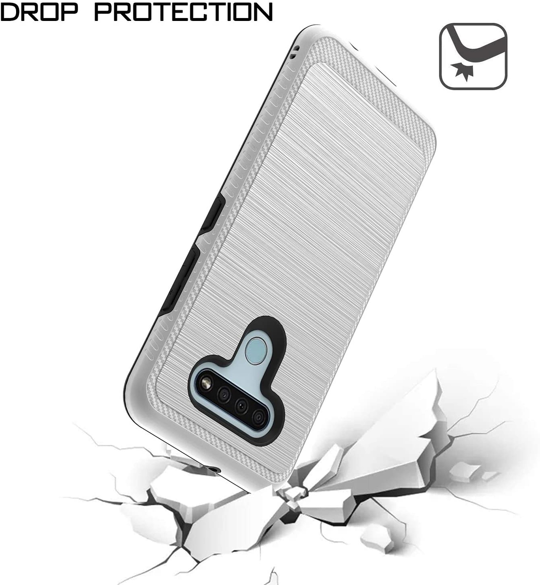 For Motorola Moto G Stylus 2022 4G Armor Texture Rugged Shock Hard Case Cover - Picture 33 of 36
