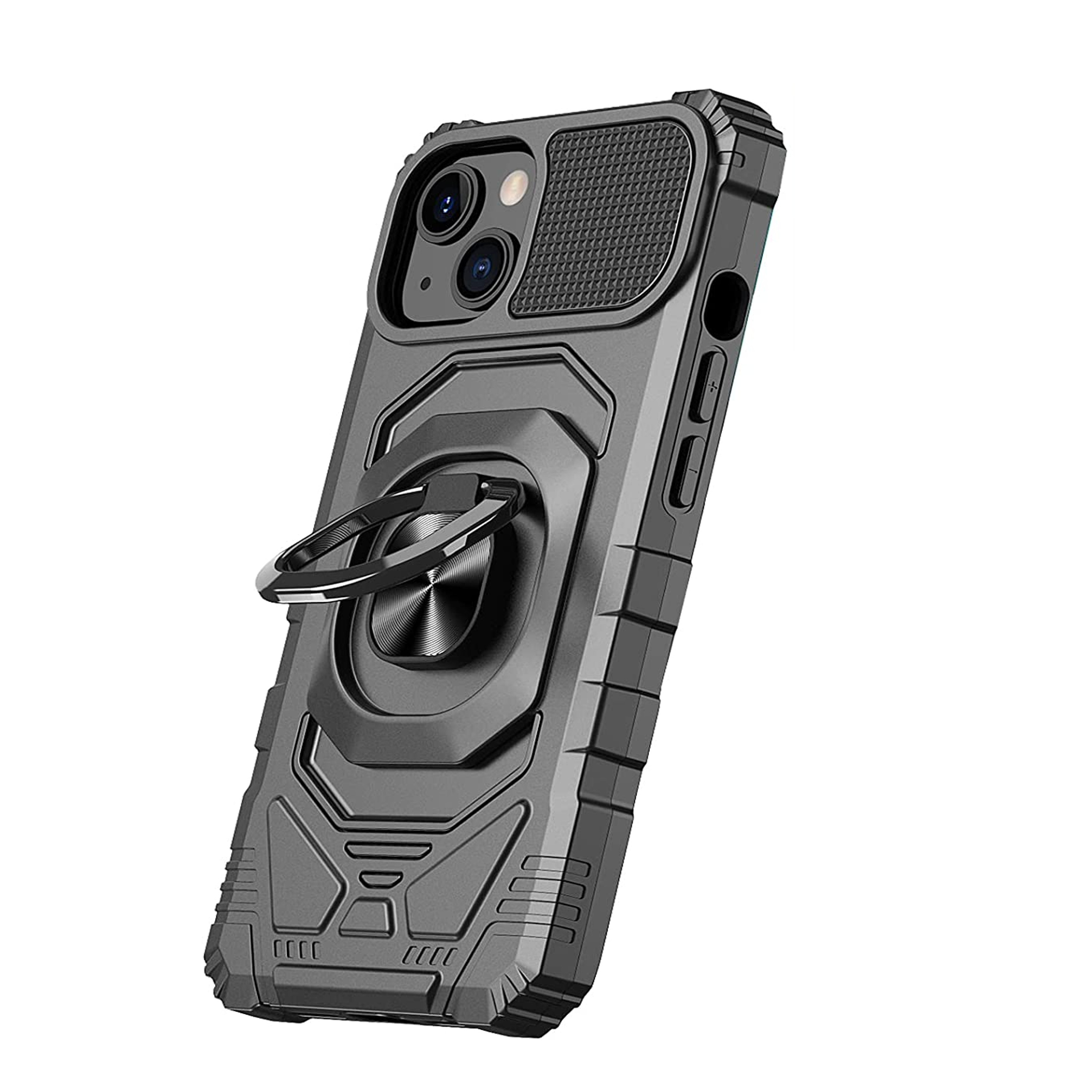 For TCL ION X Armor Hybrid Stand TPU PC Rugged Full-Body Ring Holder Case Cover - Picture 13 of 21