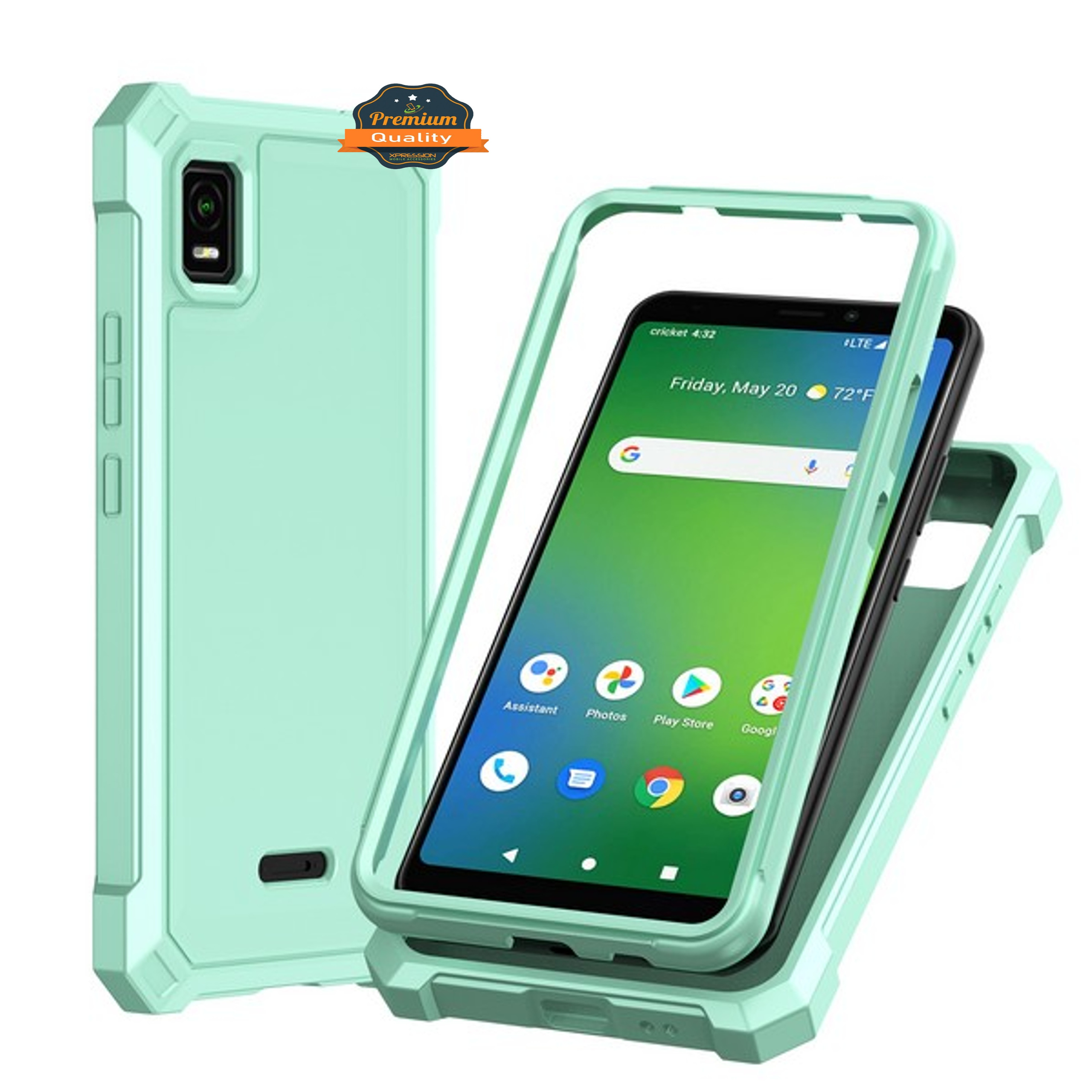 Per Cricket Ovation 3, AT&T Motivate Max Hybrid 2in1 custodia rigida resistente - Foto 28 di 96