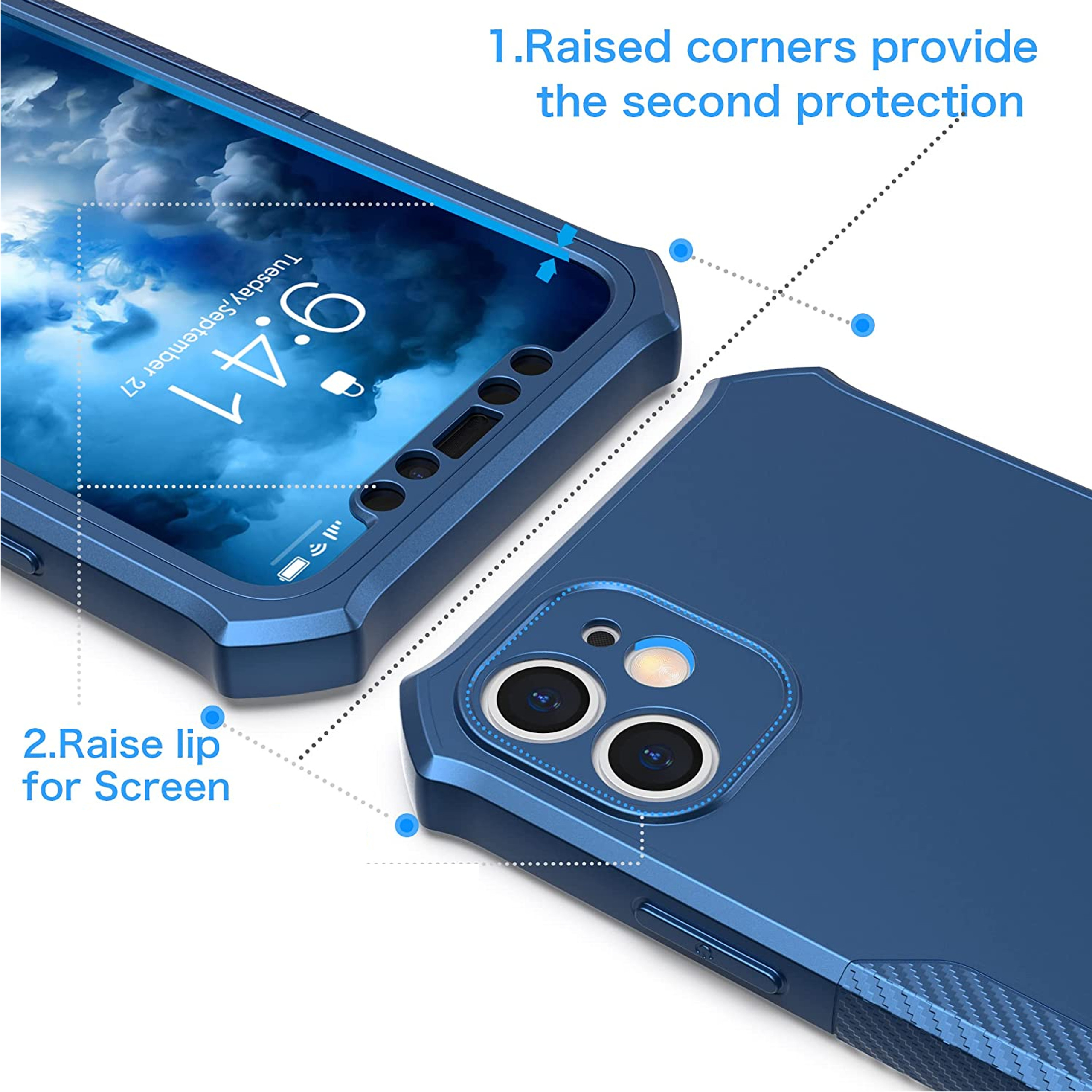 Per Cricket Ovation 3, AT&T Motivate Max Hybrid 2in1 custodia rigida resistente - Foto 22 di 96