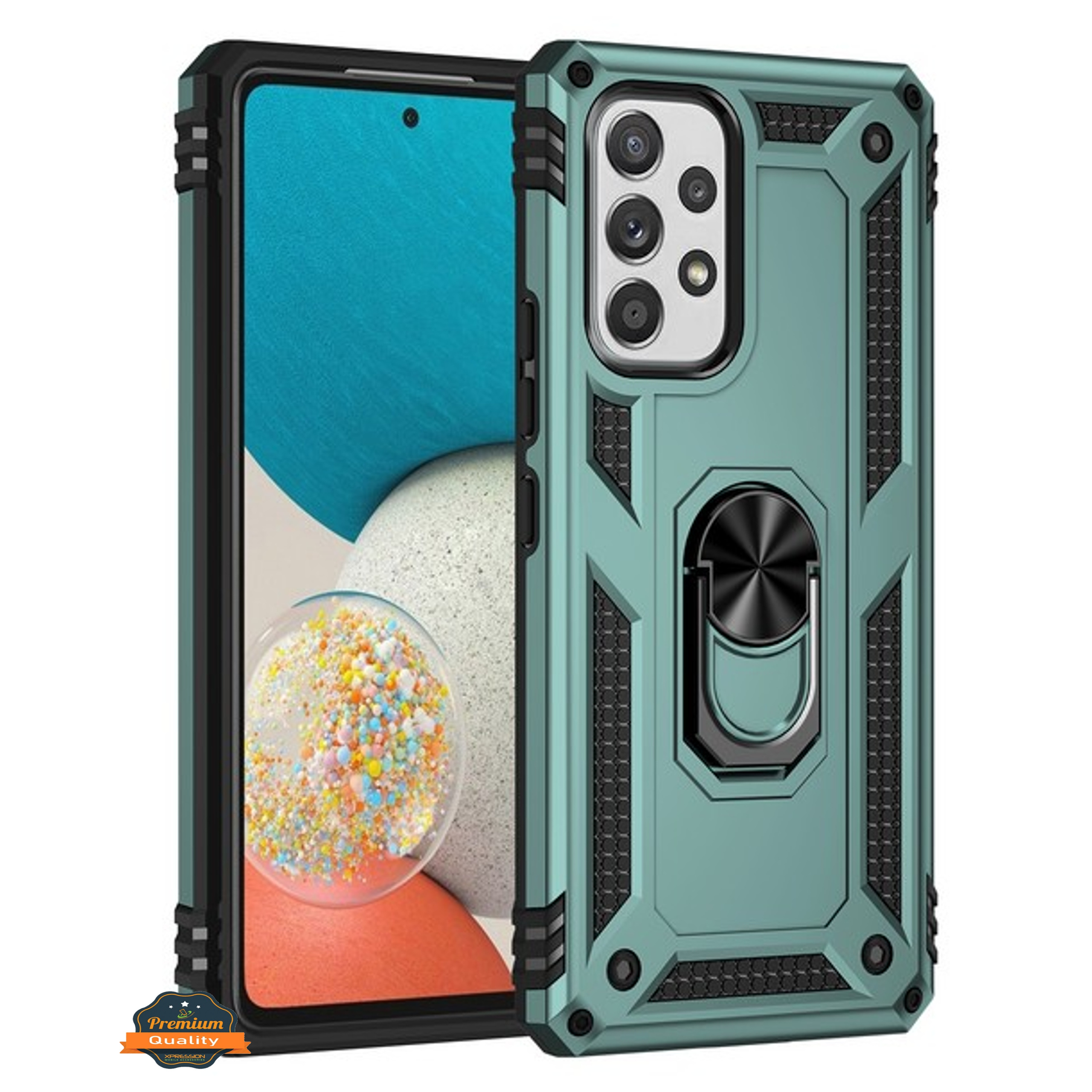 Funda protectora de poliuretano termoplástico 360° híbrido de doble capa híbrido para Samsung Galaxy A03S - Imagen 29 de 64