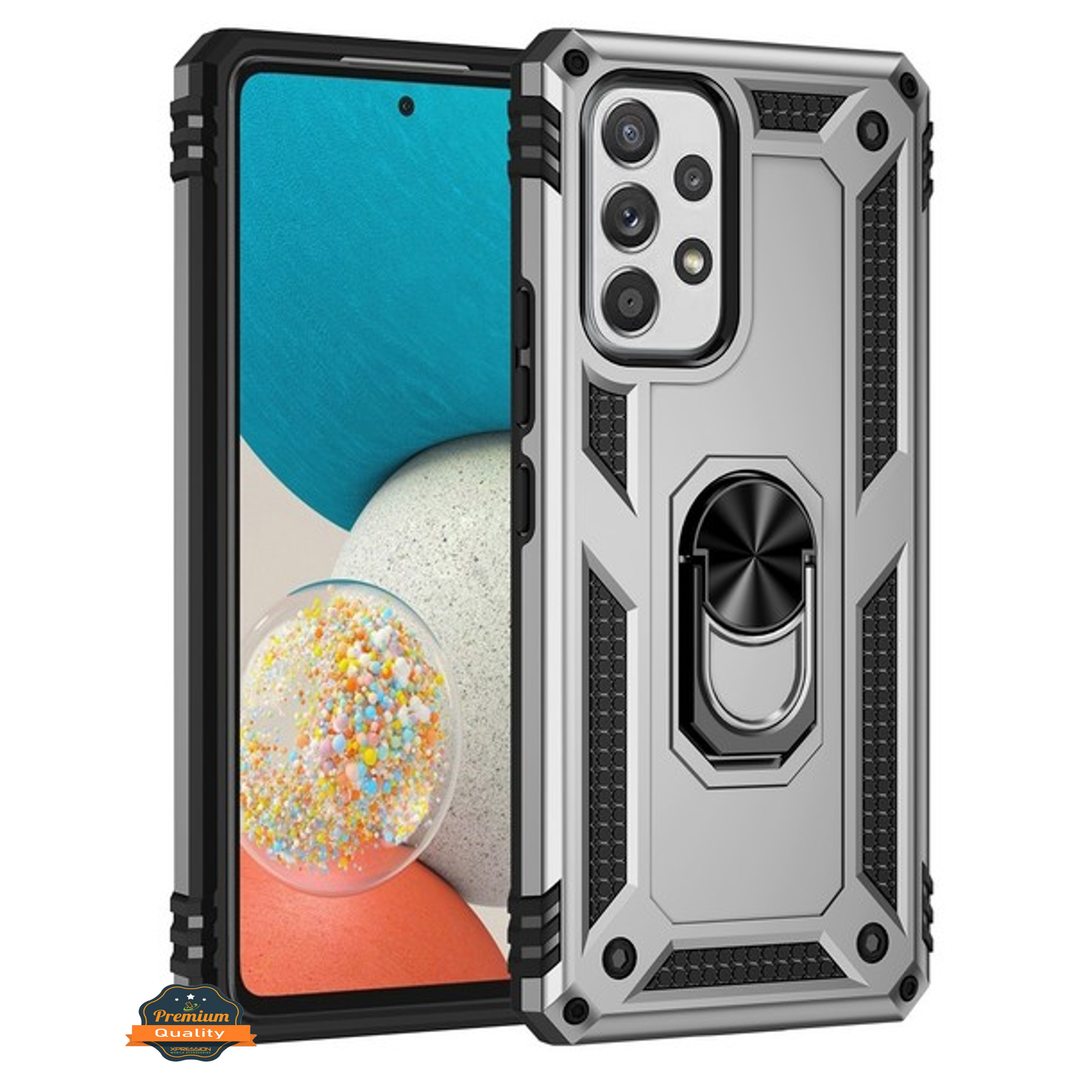 Funda protectora de poliuretano termoplástico 360° híbrido de doble capa híbrido para Samsung Galaxy A03S - Imagen 57 de 64