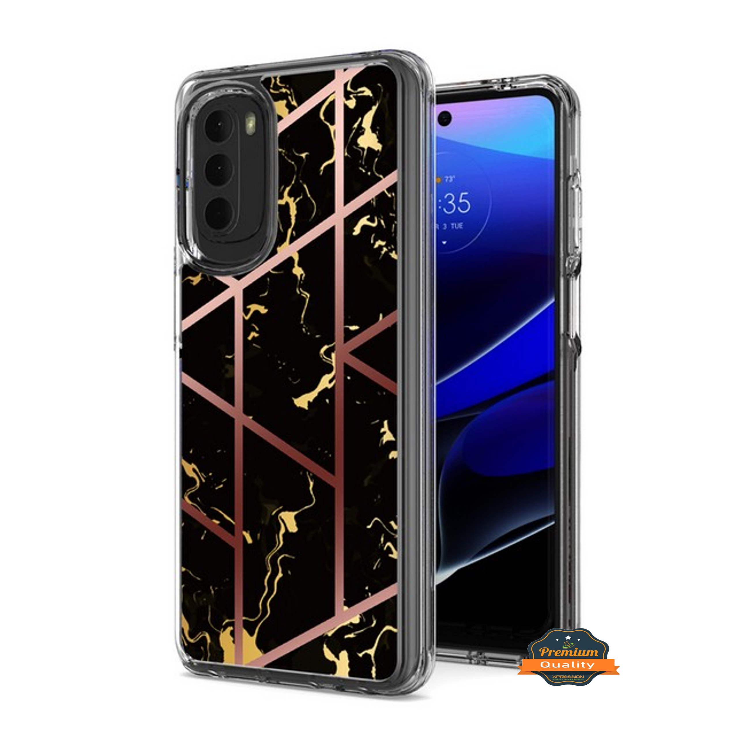 For Samsung Galaxy A13 5G Hybrid Fashion Marble Design Hard Back PC Case Cover - Picture 10 of 50