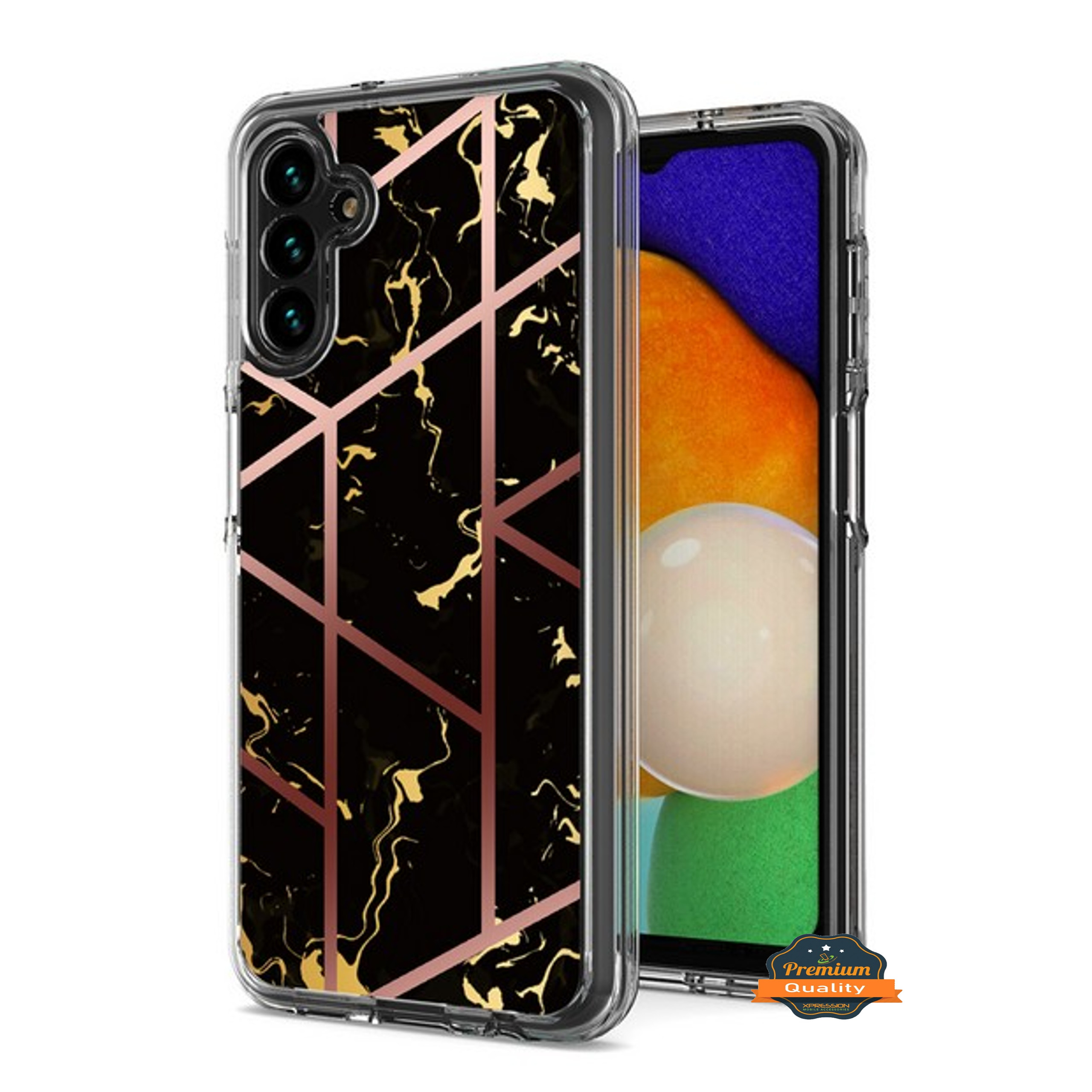 For Samsung Galaxy A13 5G Hybrid Fashion Marble Design Hard Back PC Case Cover - Picture 9 of 50