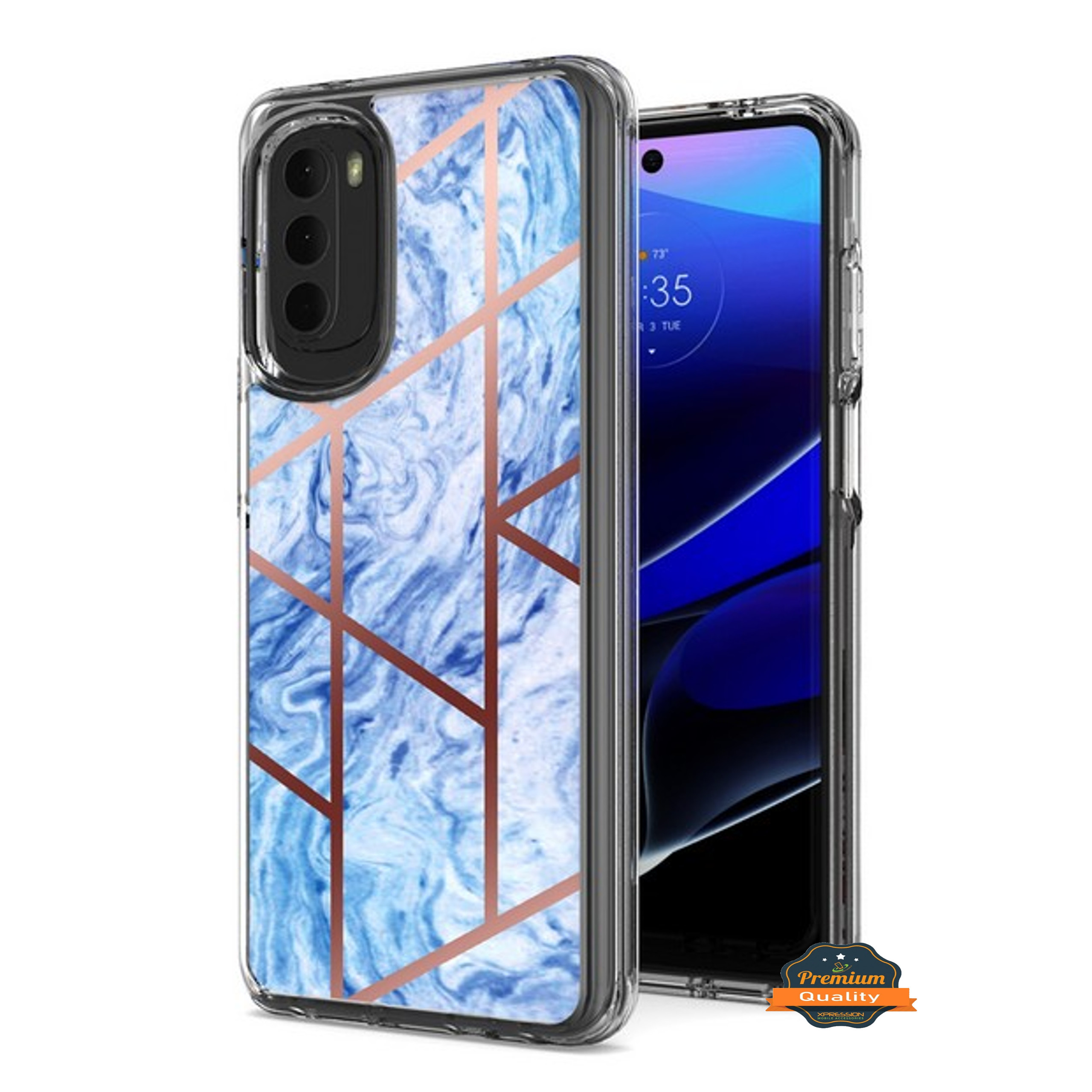 For Samsung Galaxy A13 5G Hybrid Fashion Marble Design Hard Back PC Case Cover - Picture 17 of 50