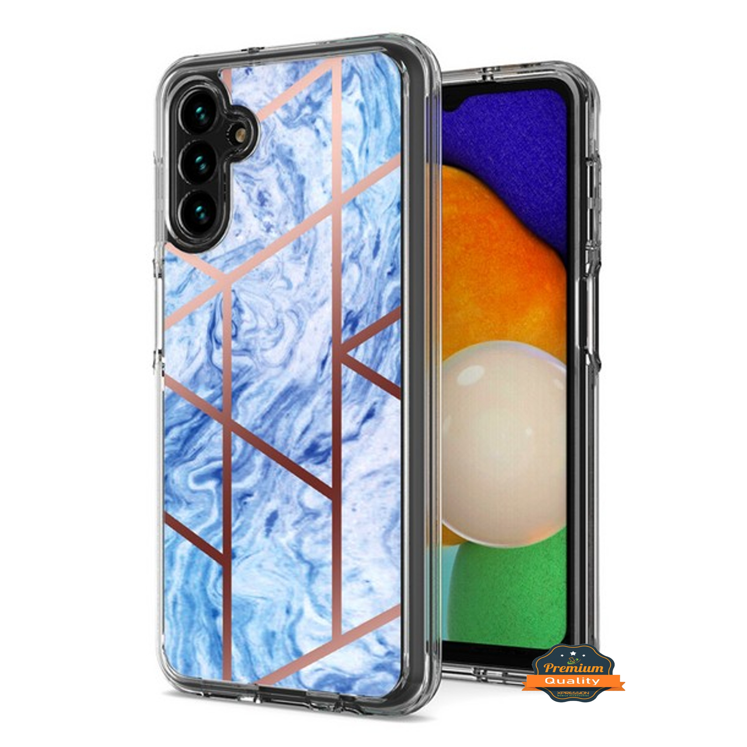 For Samsung Galaxy A13 5G Hybrid Fashion Marble Design Hard Back PC Case Cover - Picture 16 of 50