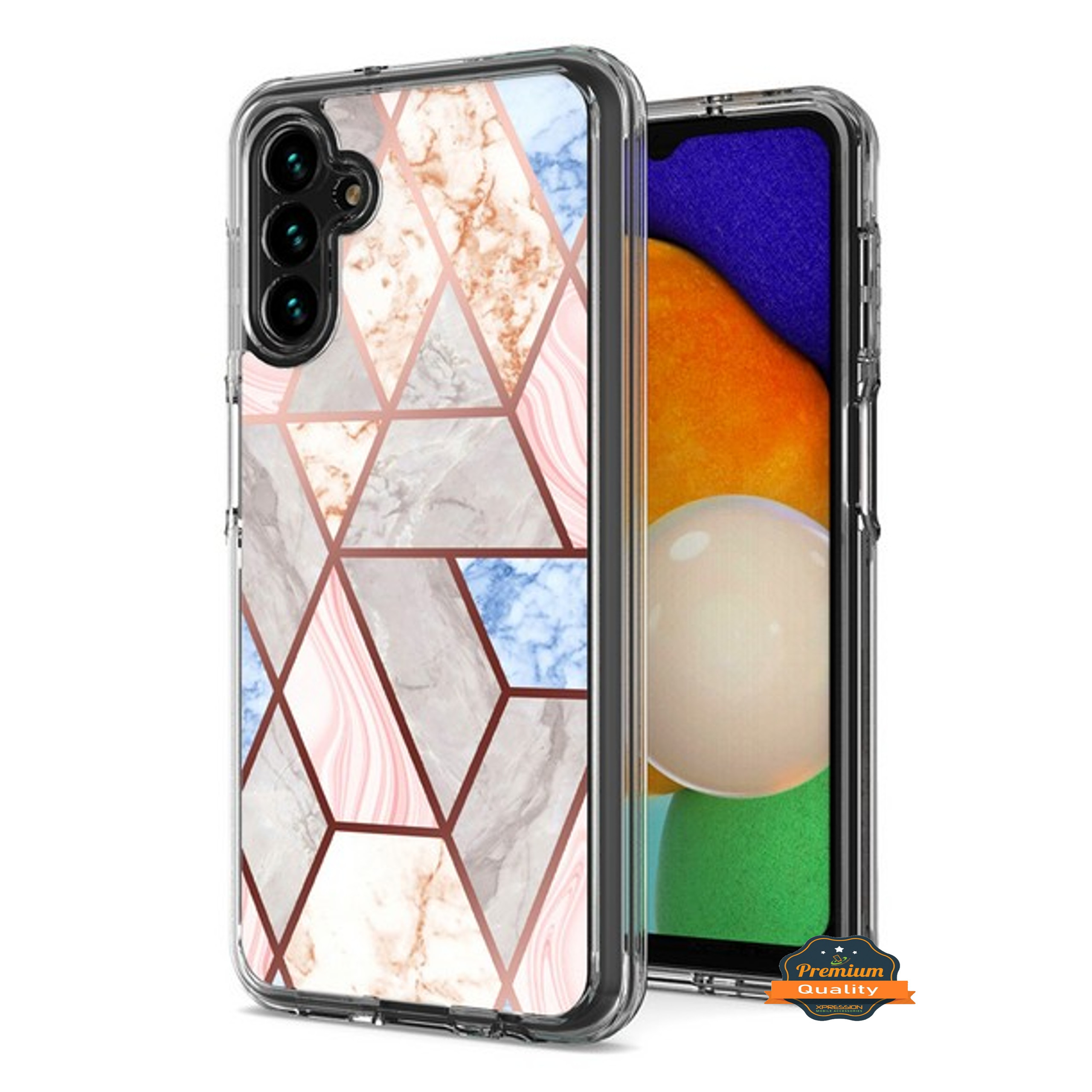 For Samsung Galaxy A13 5G Hybrid Fashion Marble Design Hard Back PC Case Cover - Picture 37 of 50