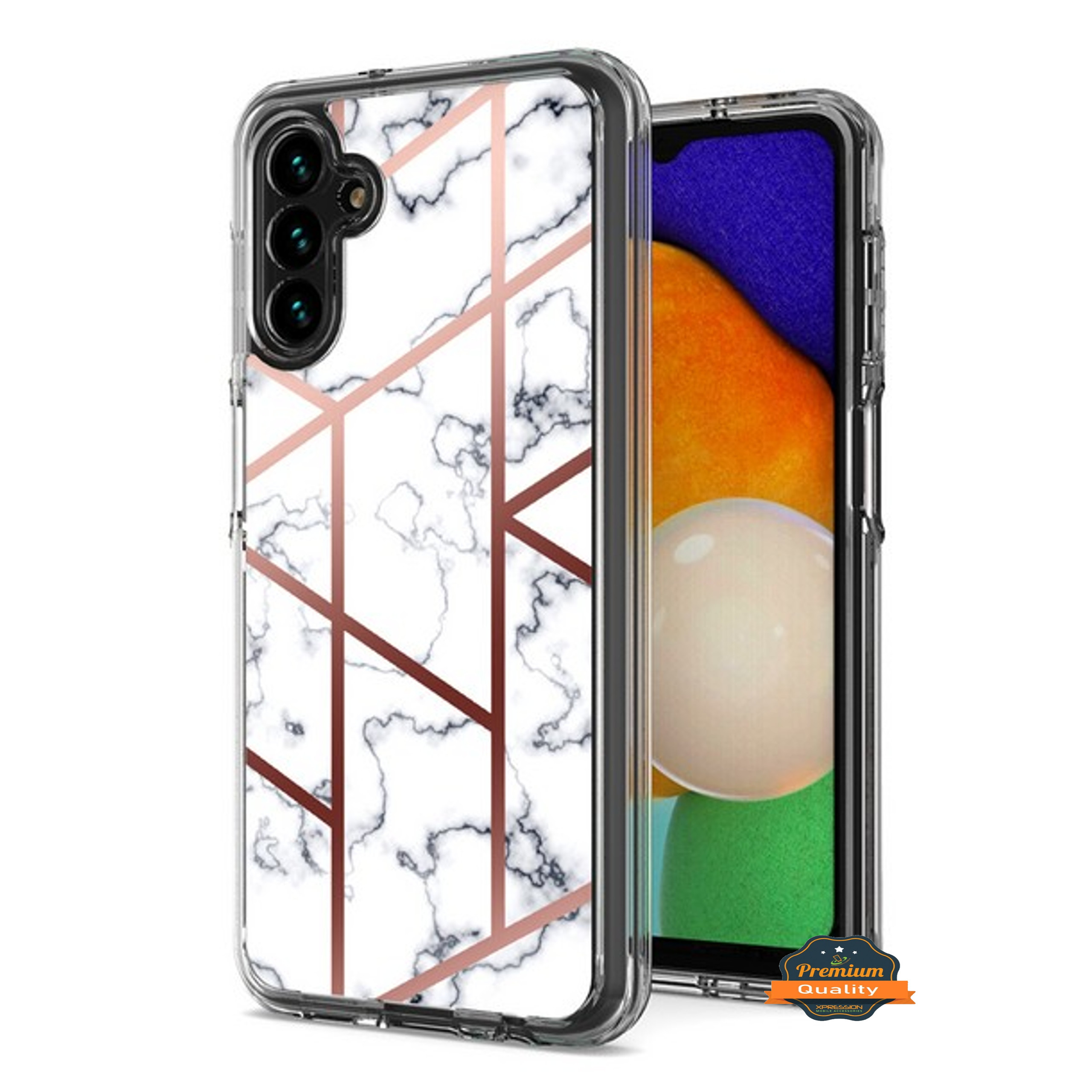 For Samsung Galaxy A13 5G Hybrid Fashion Marble Design Hard Back PC Case Cover - Picture 44 of 50