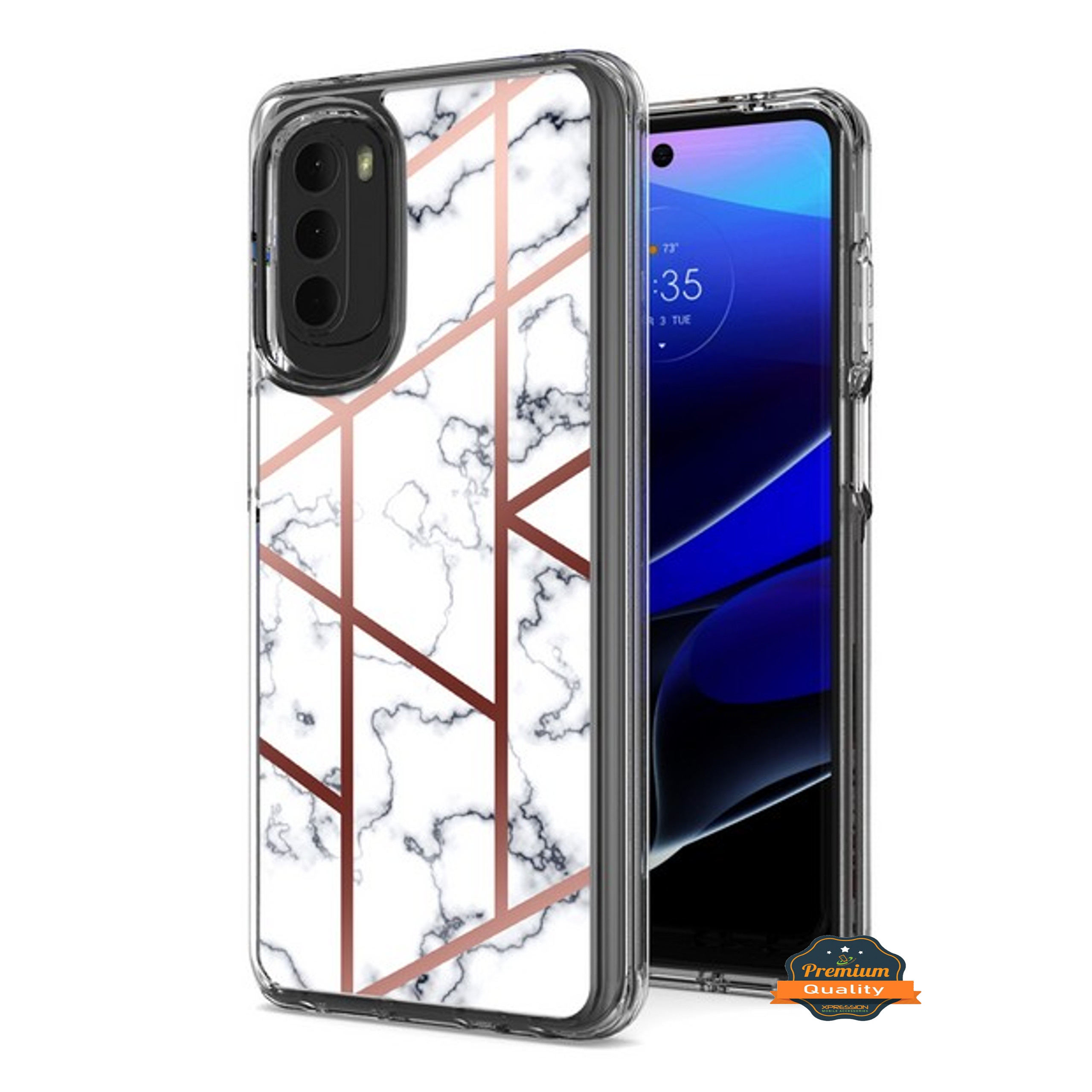 For Samsung Galaxy A13 5G Hybrid Fashion Marble Design Hard Back PC Case Cover - Picture 45 of 50