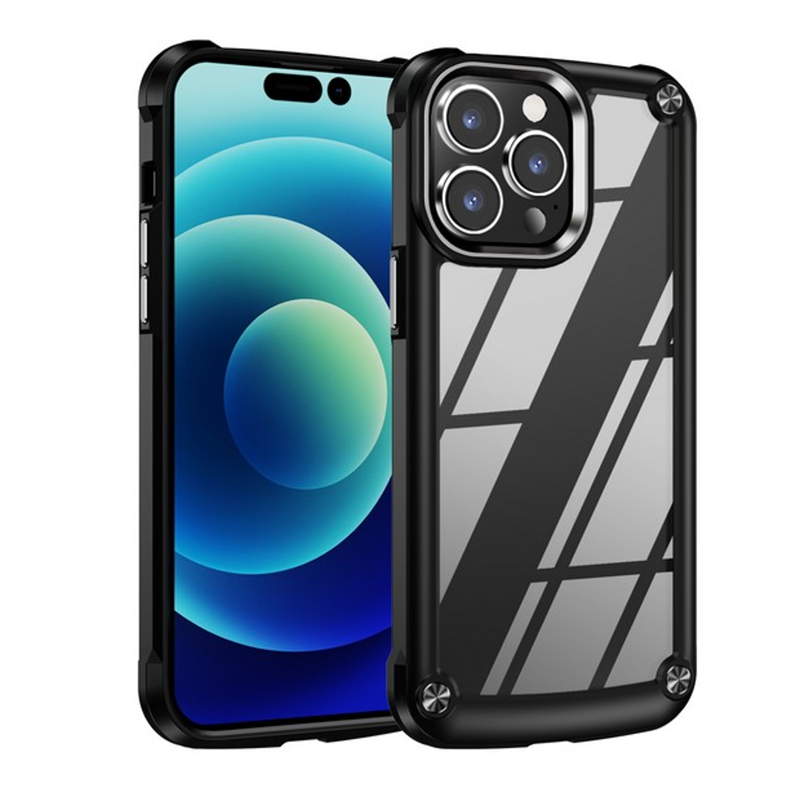 For Samsung Galaxy A14 5G Hybrid Clear back Shield Hard PC Edge Frame Case Cover - Picture 13 of 49