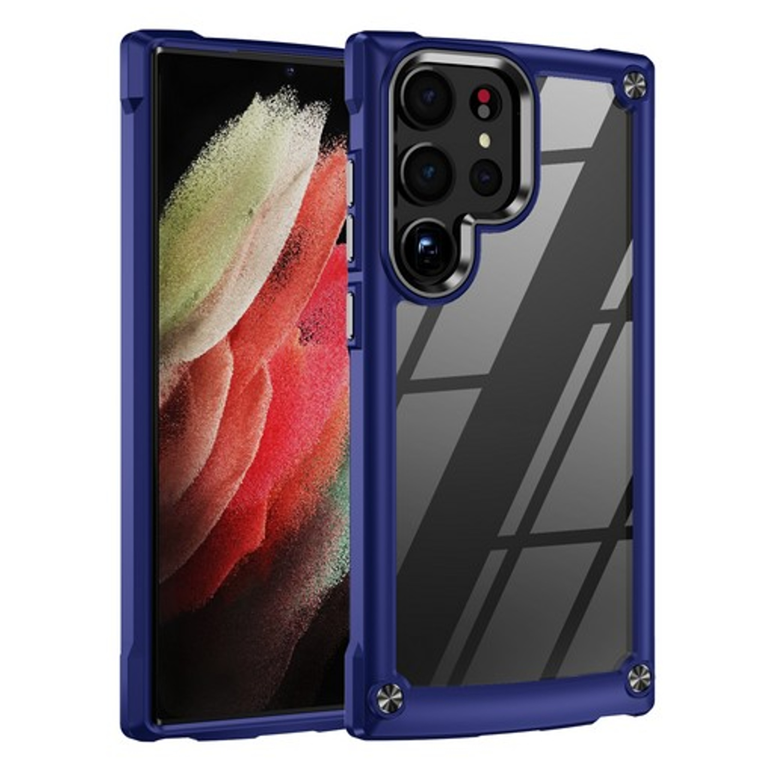 For Samsung Galaxy A14 5G Hybrid Clear back Shield Hard PC Edge Frame Case Cover - Picture 19 of 49