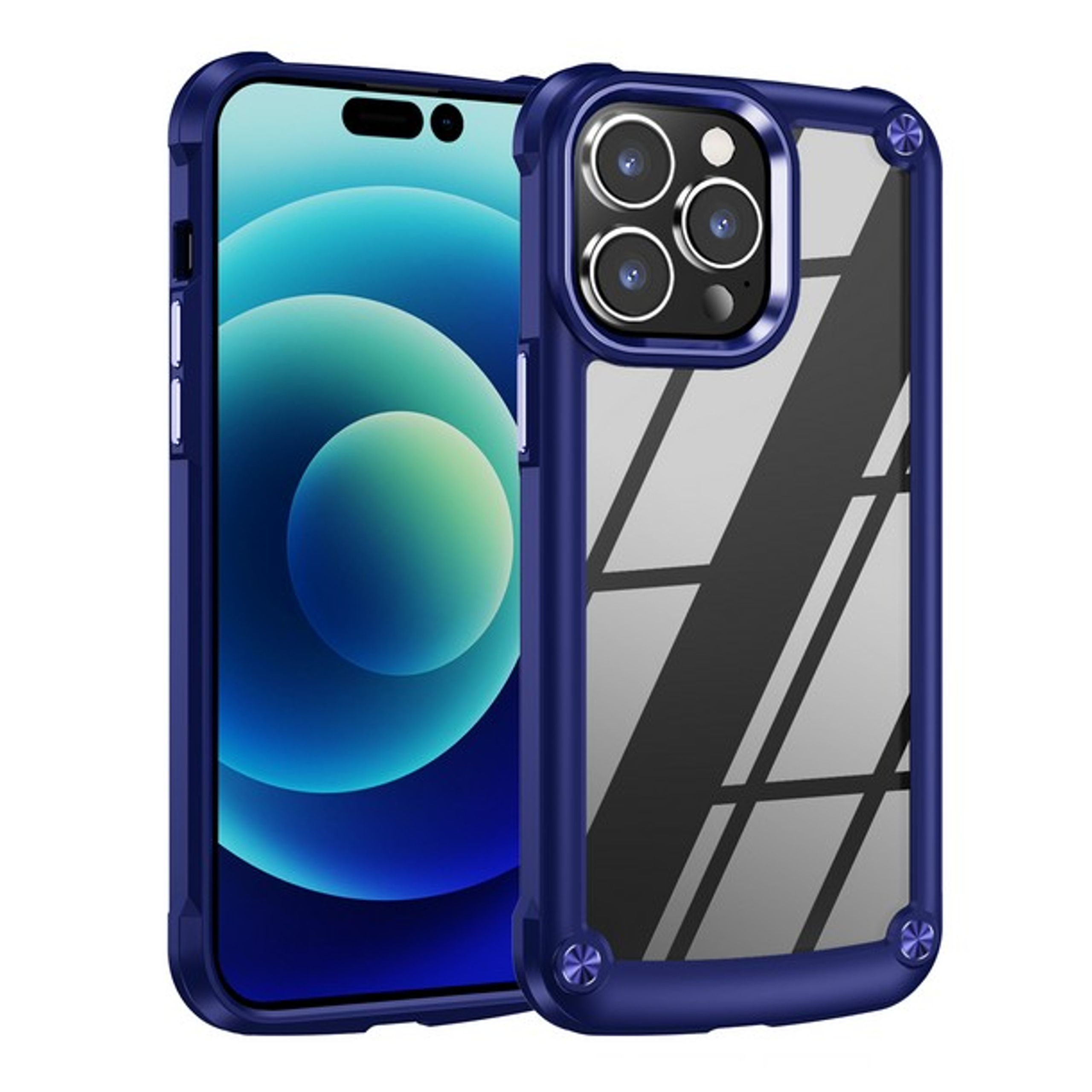 For Samsung Galaxy A14 5G Hybrid Clear back Shield Hard PC Edge Frame Case Cover - Picture 21 of 49