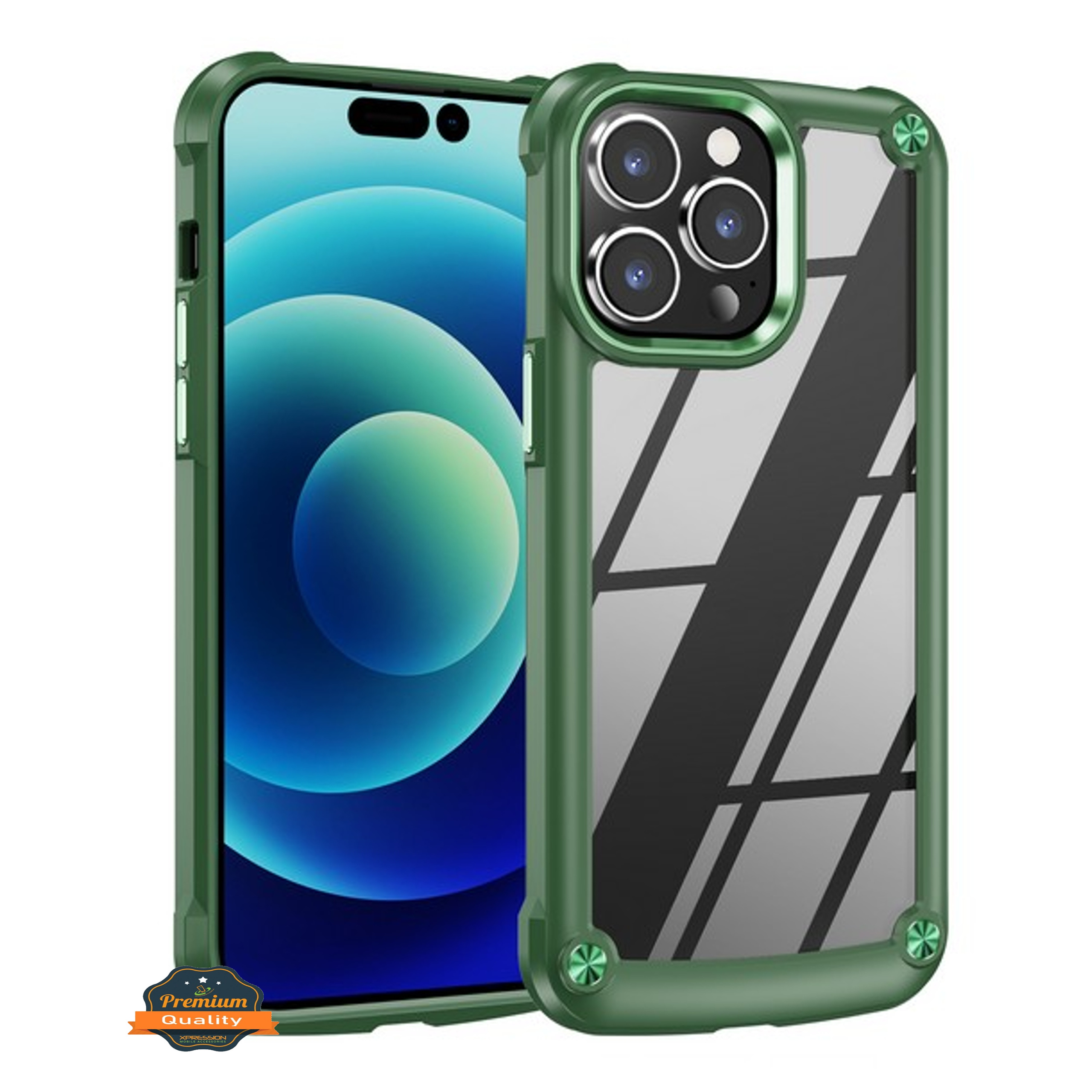 For Samsung Galaxy A14 5G Hybrid Clear back Shield Hard PC Edge Frame Case Cover - Picture 28 of 49