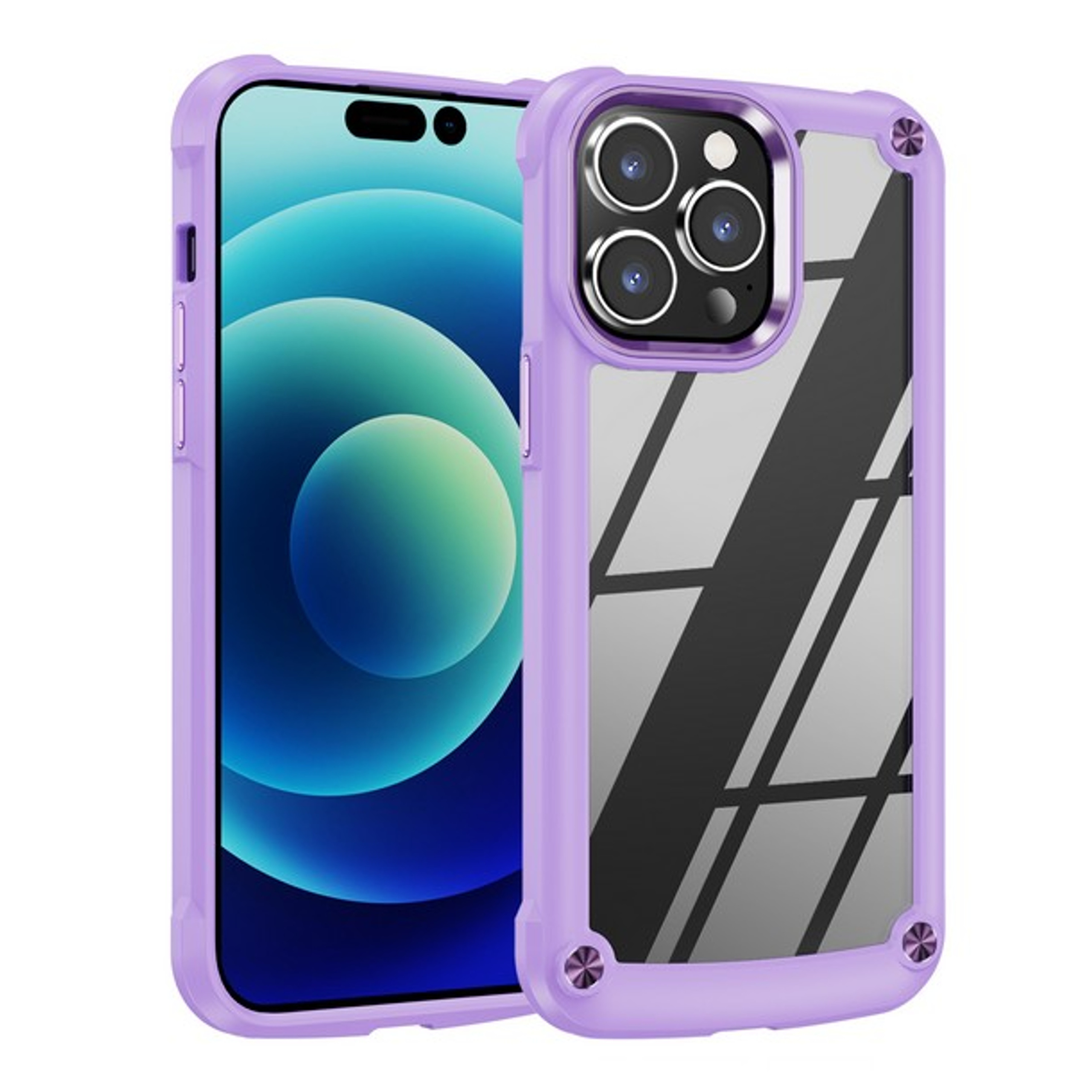 For Samsung Galaxy A14 5G Hybrid Clear back Shield Hard PC Edge Frame Case Cover - Picture 45 of 49