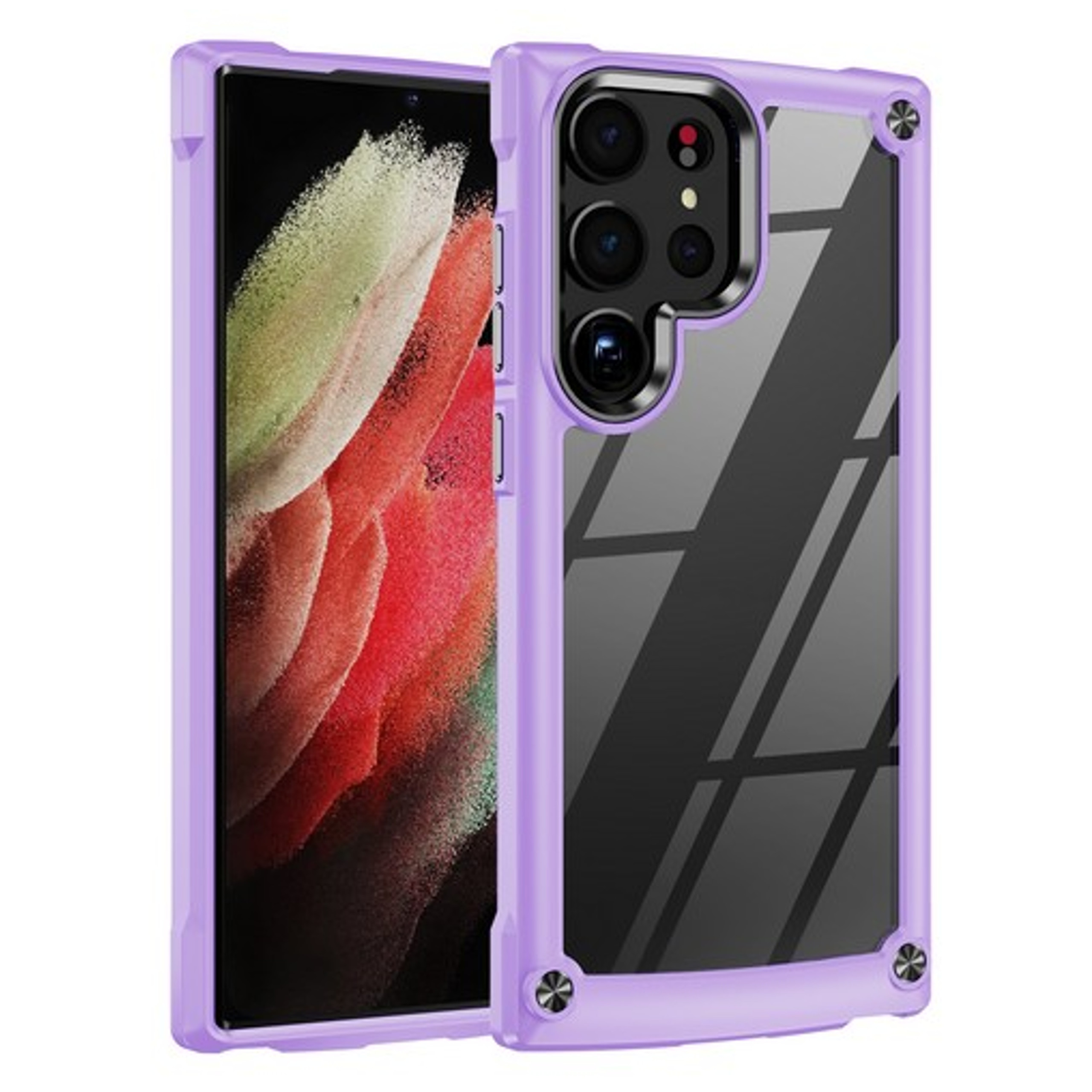 For Samsung Galaxy A14 5G Hybrid Clear back Shield Hard PC Edge Frame Case Cover - Picture 43 of 49