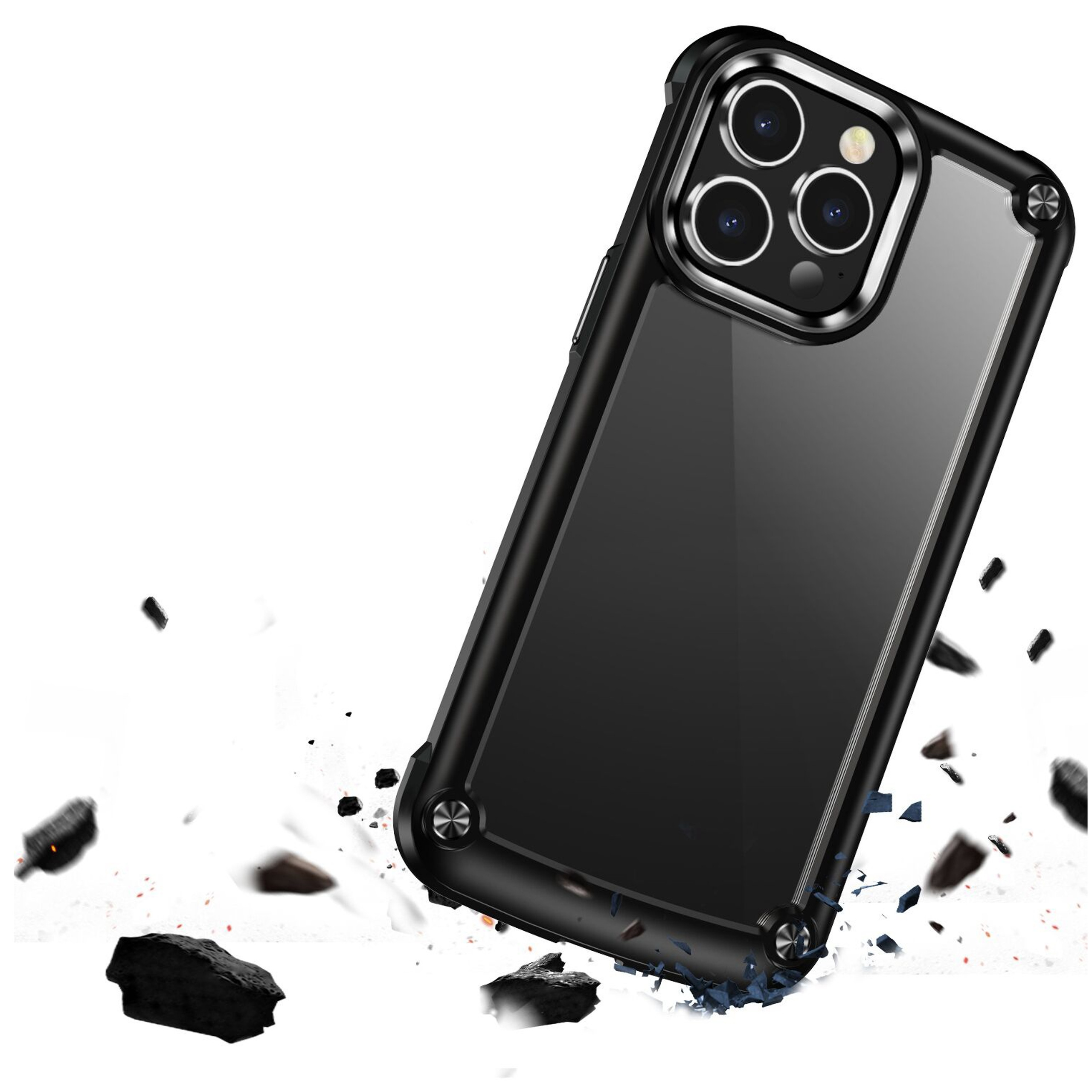 For Samsung Galaxy A14 5G Hybrid Clear back Shield Hard PC Edge Frame Case Cover - Picture 49 of 49
