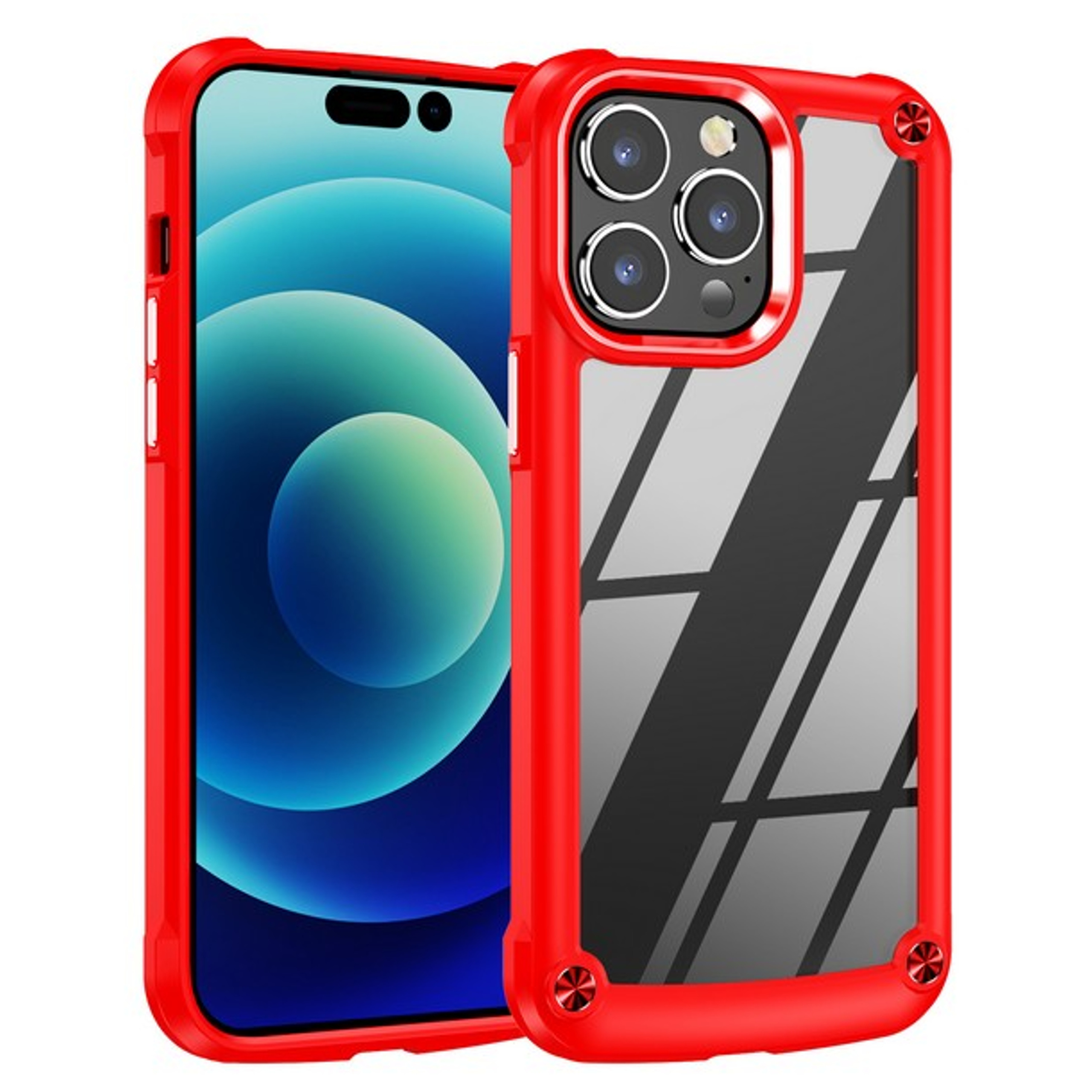 For Samsung Galaxy A14 5G Hybrid Clear back Shield Hard PC Edge Frame Case Cover - Picture 37 of 49