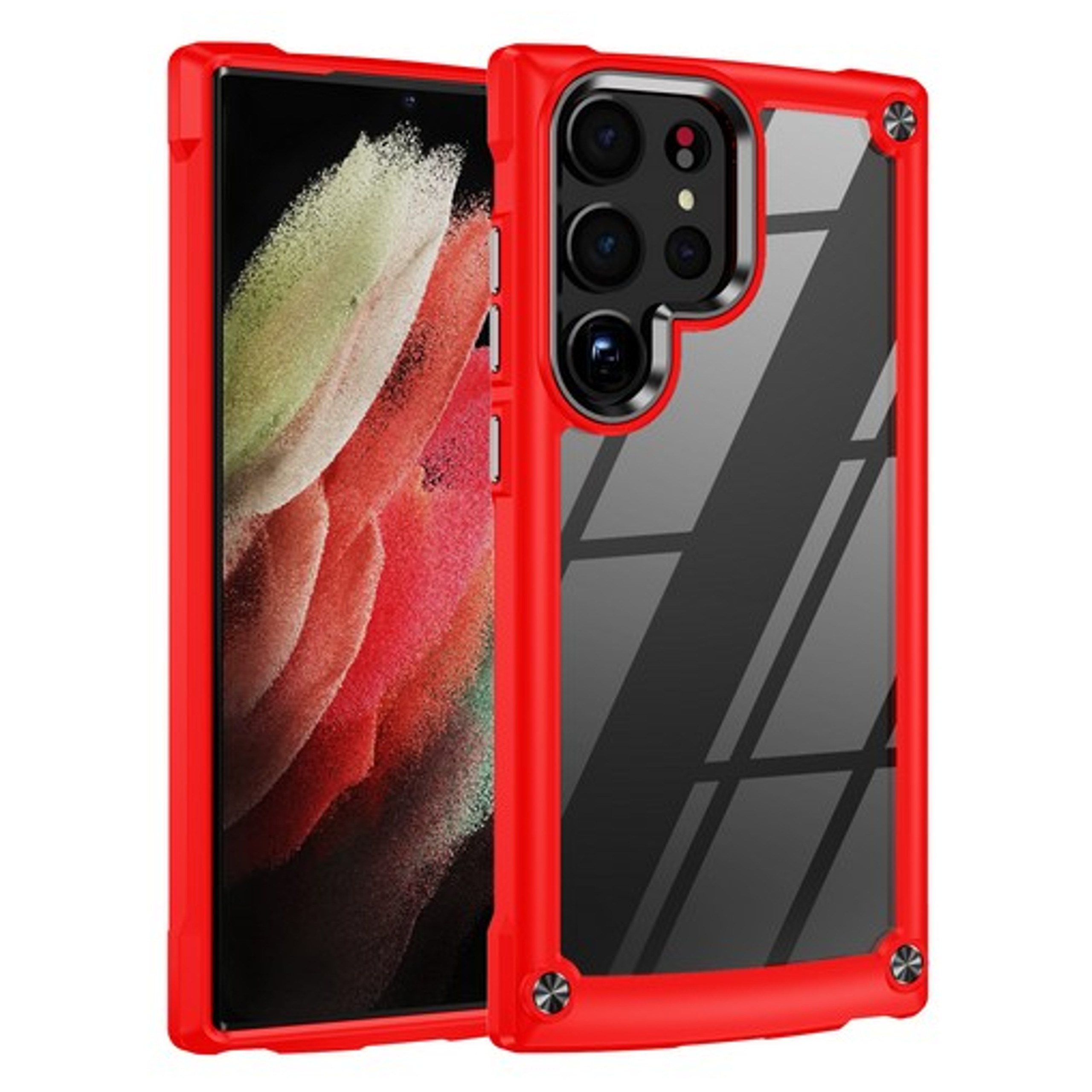 For Samsung Galaxy A14 5G Hybrid Clear back Shield Hard PC Edge Frame Case Cover - Picture 35 of 49