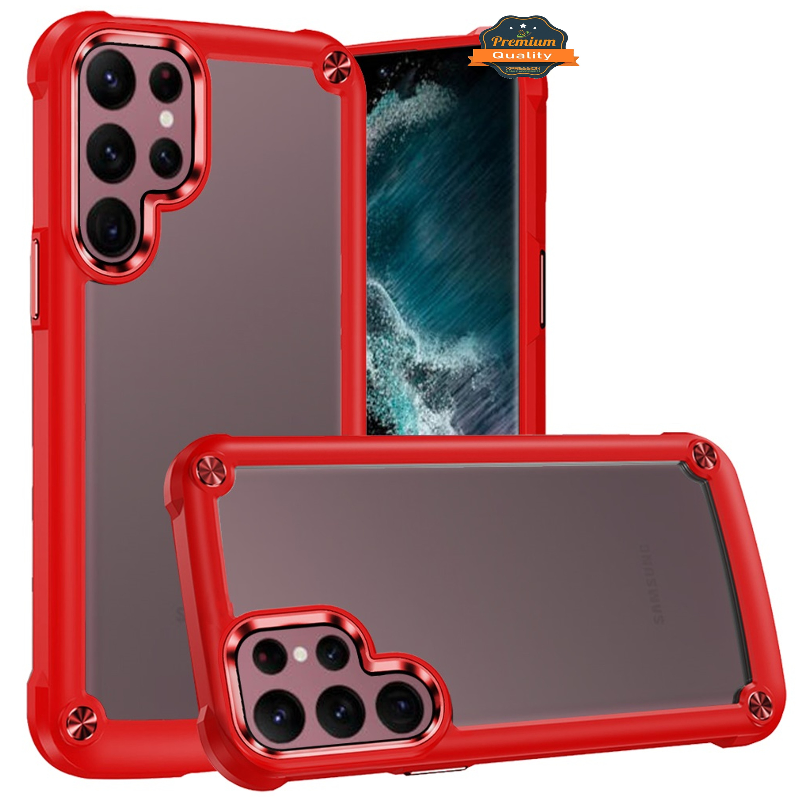 For Samsung Galaxy A14 5G Hybrid Clear back Shield Hard PC Edge Frame Case Cover - Picture 38 of 49