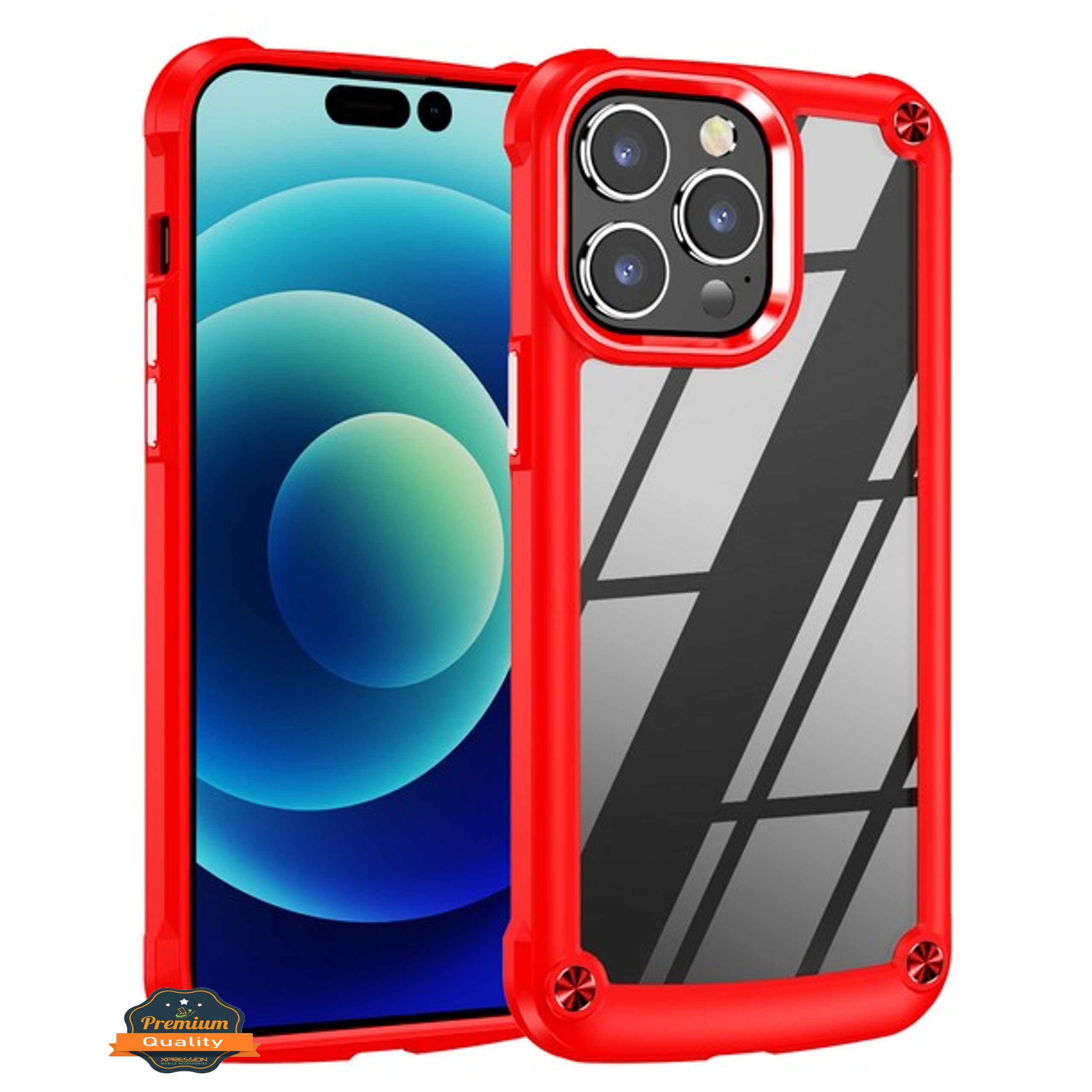 For Samsung Galaxy A14 5G Hybrid Clear back Shield Hard PC Edge Frame Case Cover - Picture 36 of 49
