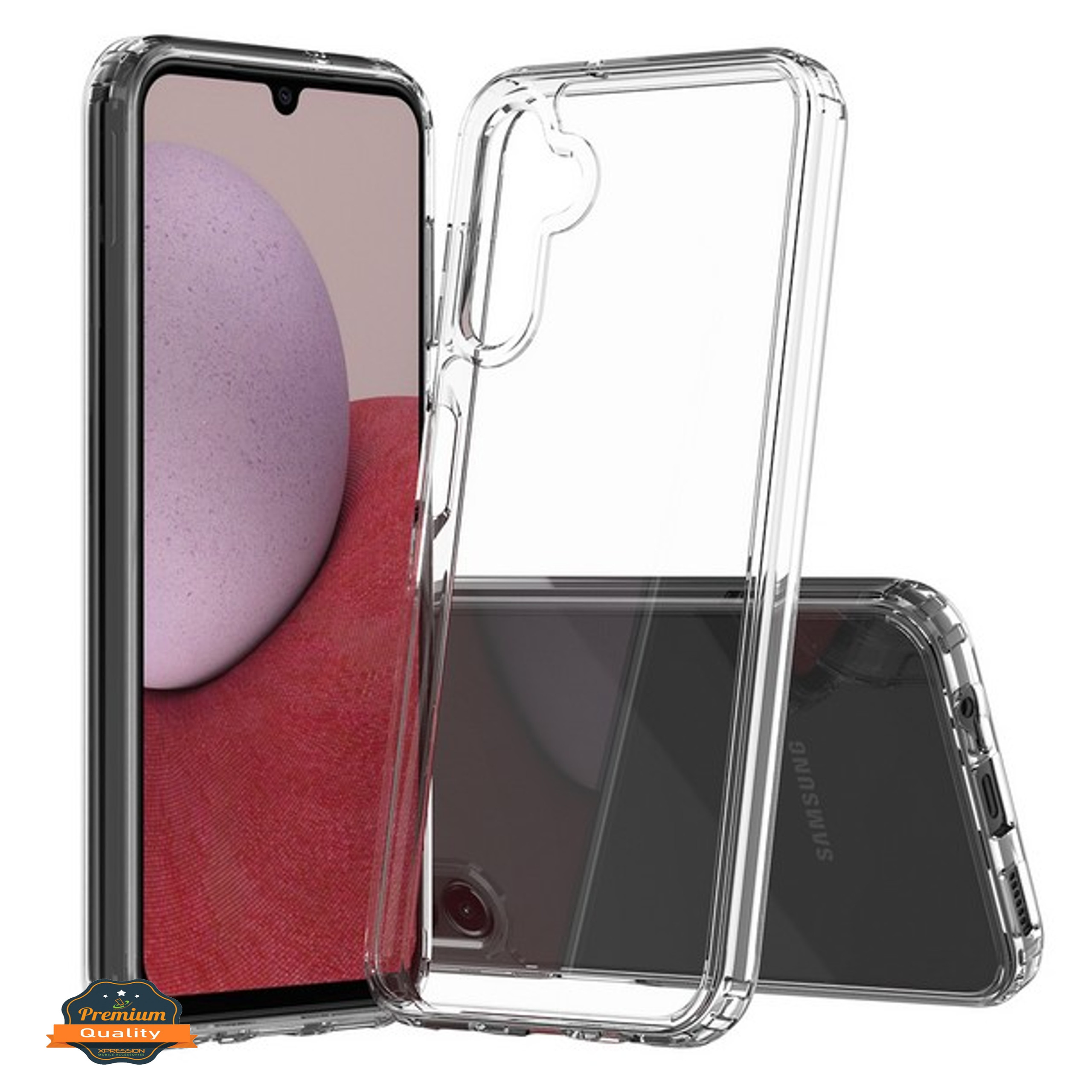 For Samsung Galaxy A14 5G Clear Back Panel TPU Frame Hybrid Slim Hard Case Cover - Picture 18 of 25