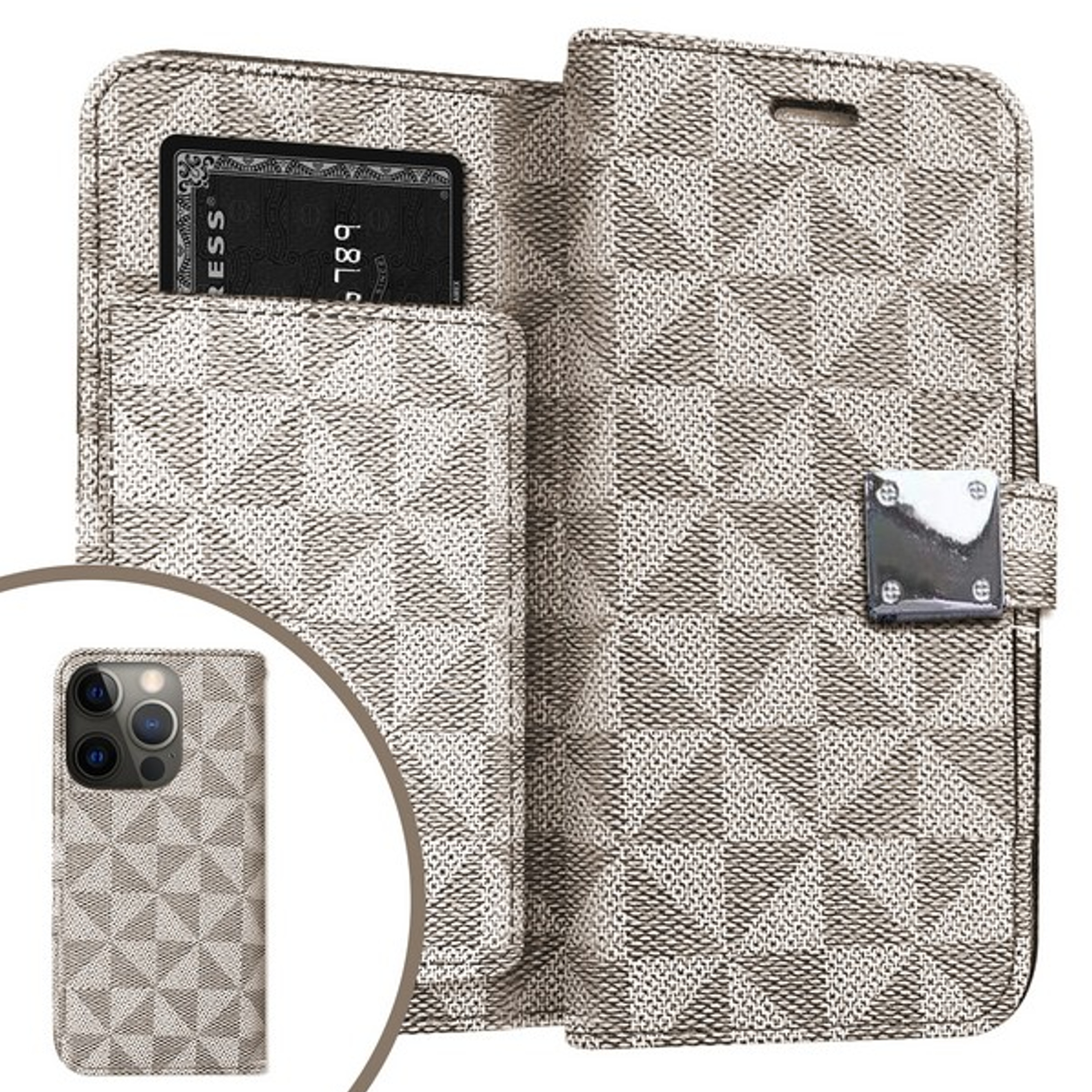 For Samsung Galaxy A14 5G Fabric Wallet Case Card Slots ID Storage Pouch Cover - Picture 27 of 31