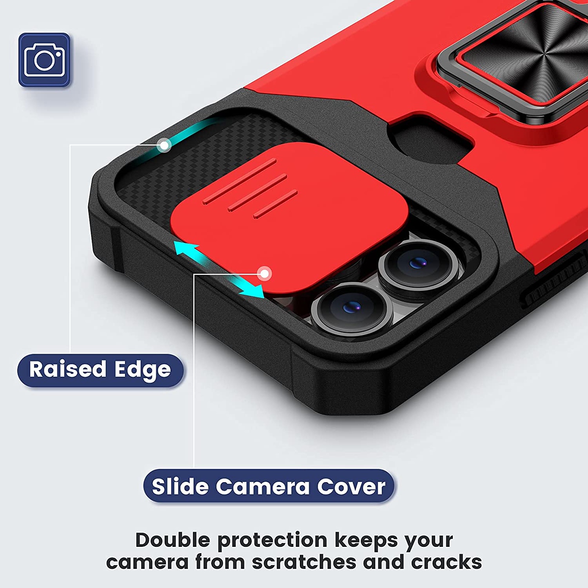 For Samsung Galaxy A15 5G Hybrid Wallet Camera Card Slot & Ring Stand Case Cover - Picture 31 of 45