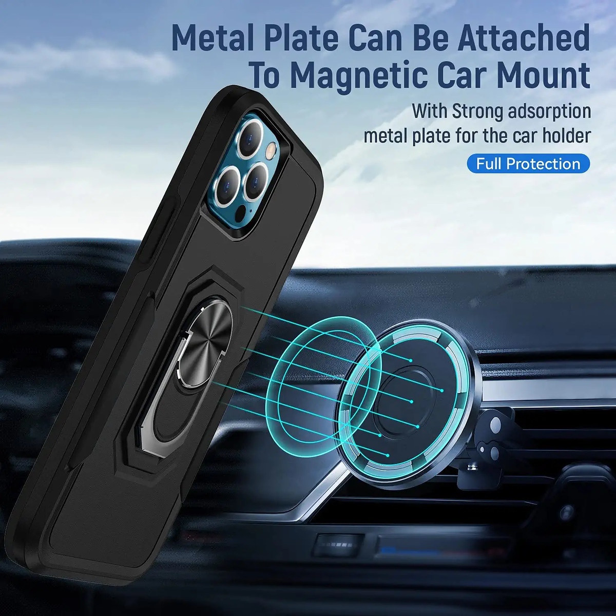 For Samsung Galaxy A15 5G Hybrid Rugged 2in1 Shockproof Ring Stand Case Cover - Picture 15 of 63