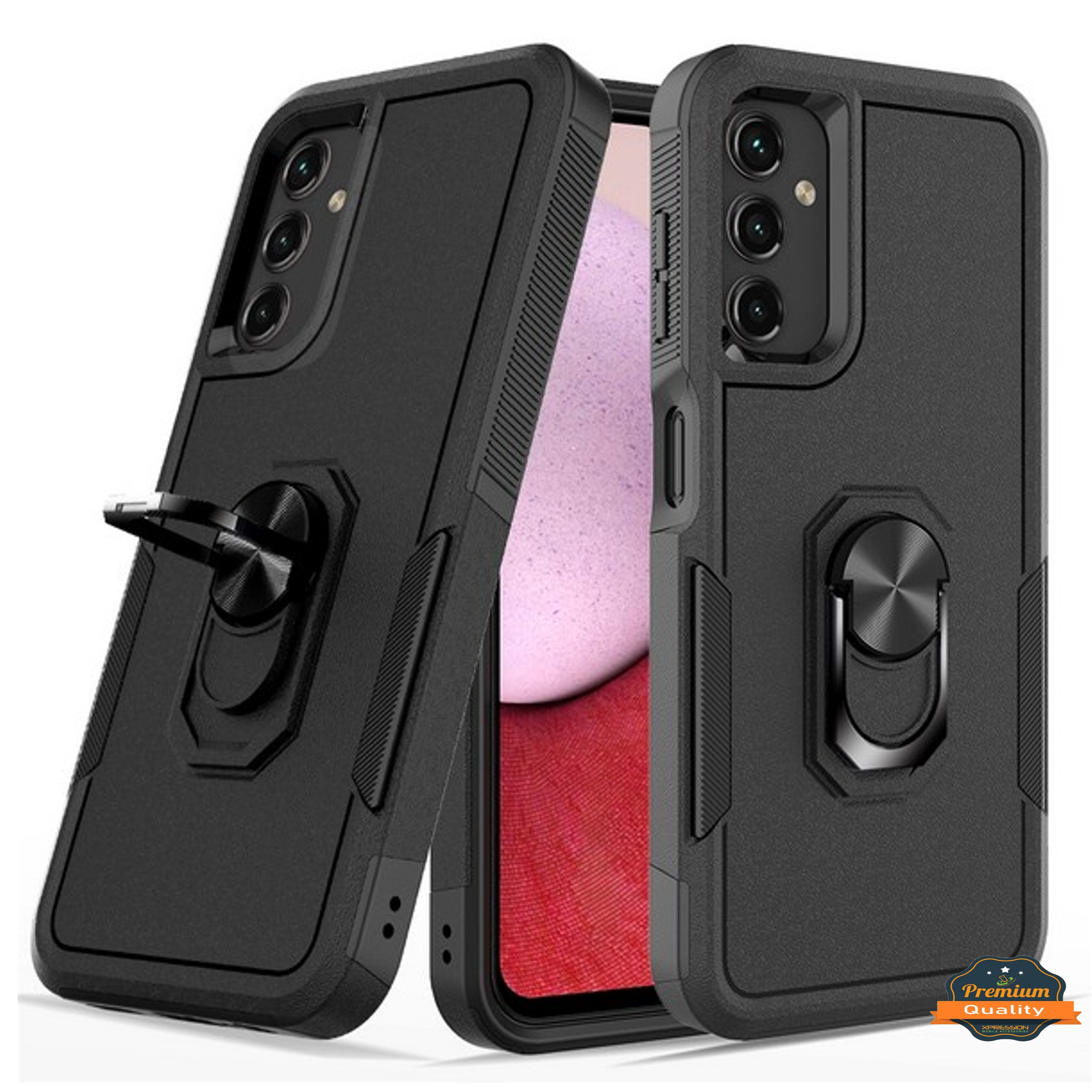 For Samsung Galaxy A15 5G Hybrid Rugged 2in1 Shockproof Ring Stand Case Cover - Picture 11 of 63