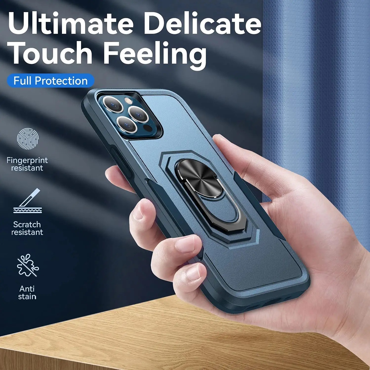 For Samsung Galaxy A15 5G Hybrid Rugged 2in1 Shockproof Ring Stand Case Cover - Picture 25 of 63