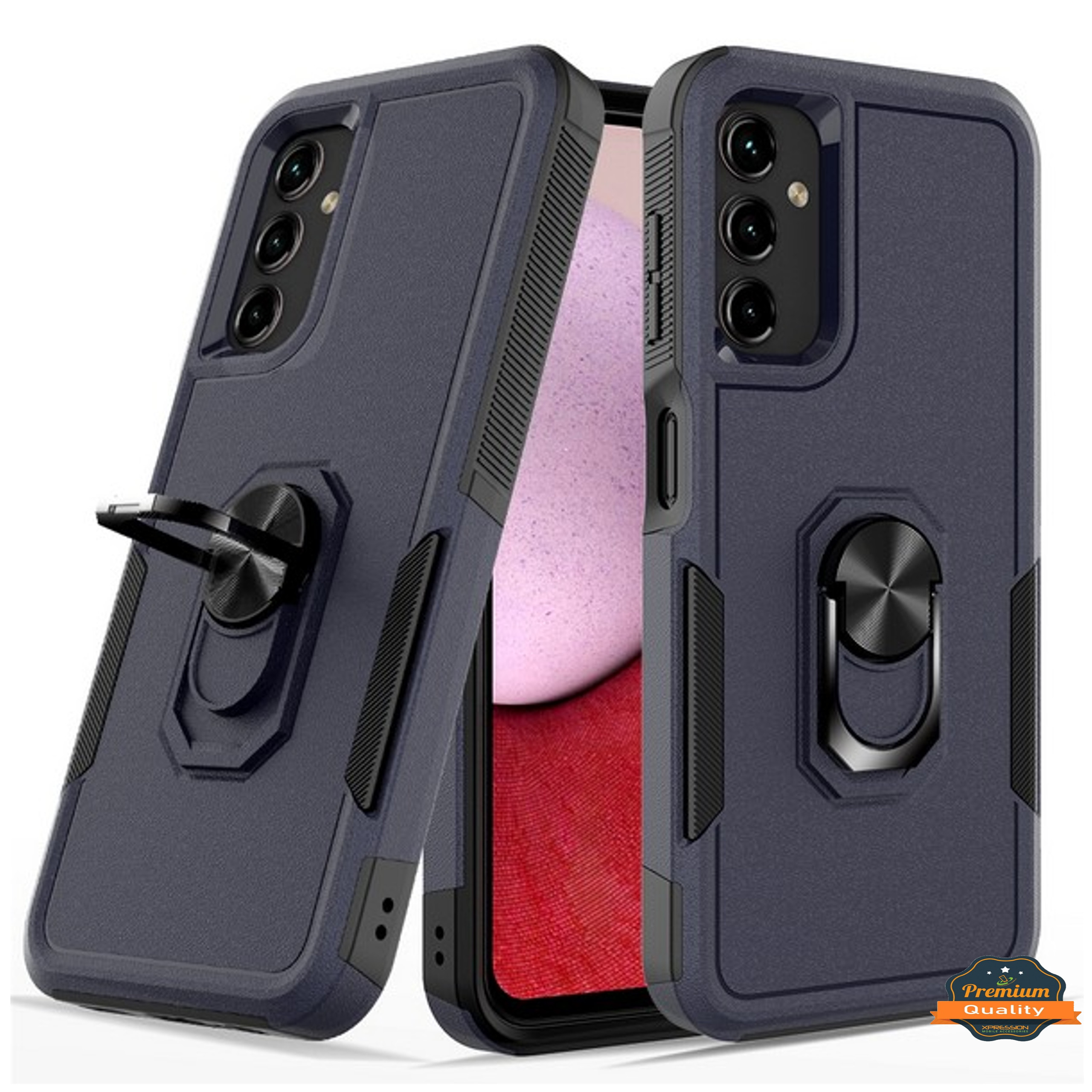 For Samsung Galaxy A15 5G Hybrid Rugged 2in1 Shockproof Ring Stand Case Cover - Picture 20 of 63