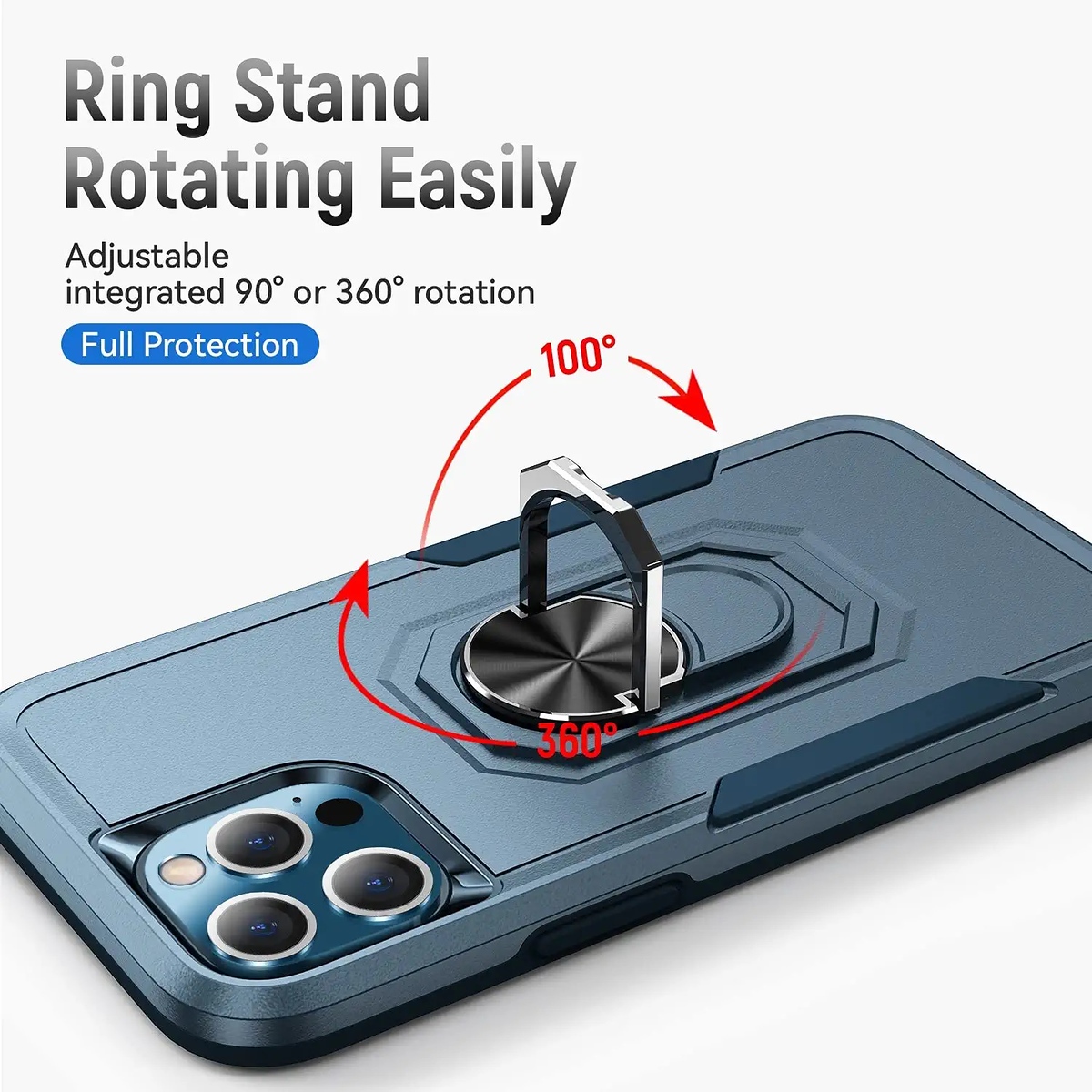 For Samsung Galaxy A15 5G Hybrid Rugged 2in1 Shockproof Ring Stand Case Cover - Picture 27 of 63