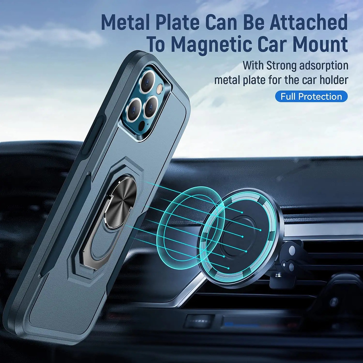 For Samsung Galaxy A15 5G Hybrid Rugged 2in1 Shockproof Ring Stand Case Cover - Picture 23 of 63