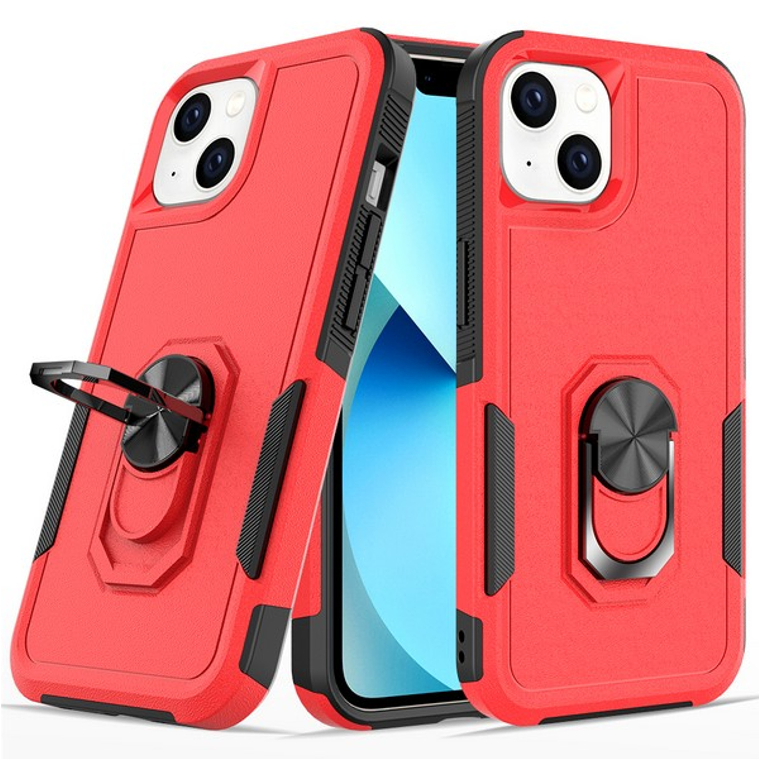 For Samsung Galaxy A15 5G Hybrid Rugged 2in1 Shockproof Ring Stand Case Cover - Picture 30 of 63